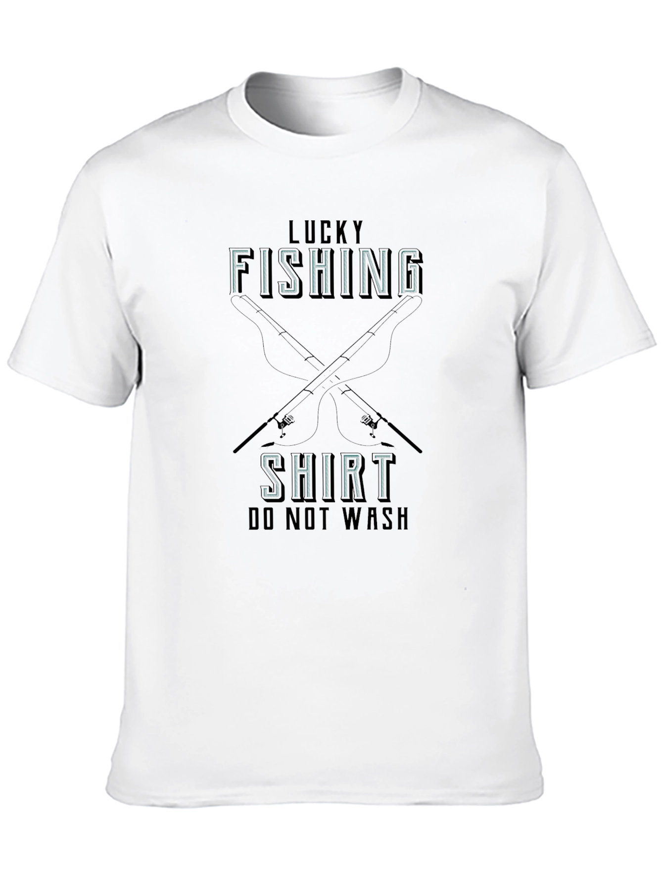 Lucky Fishing Shirt - Novelty Graphic Tee