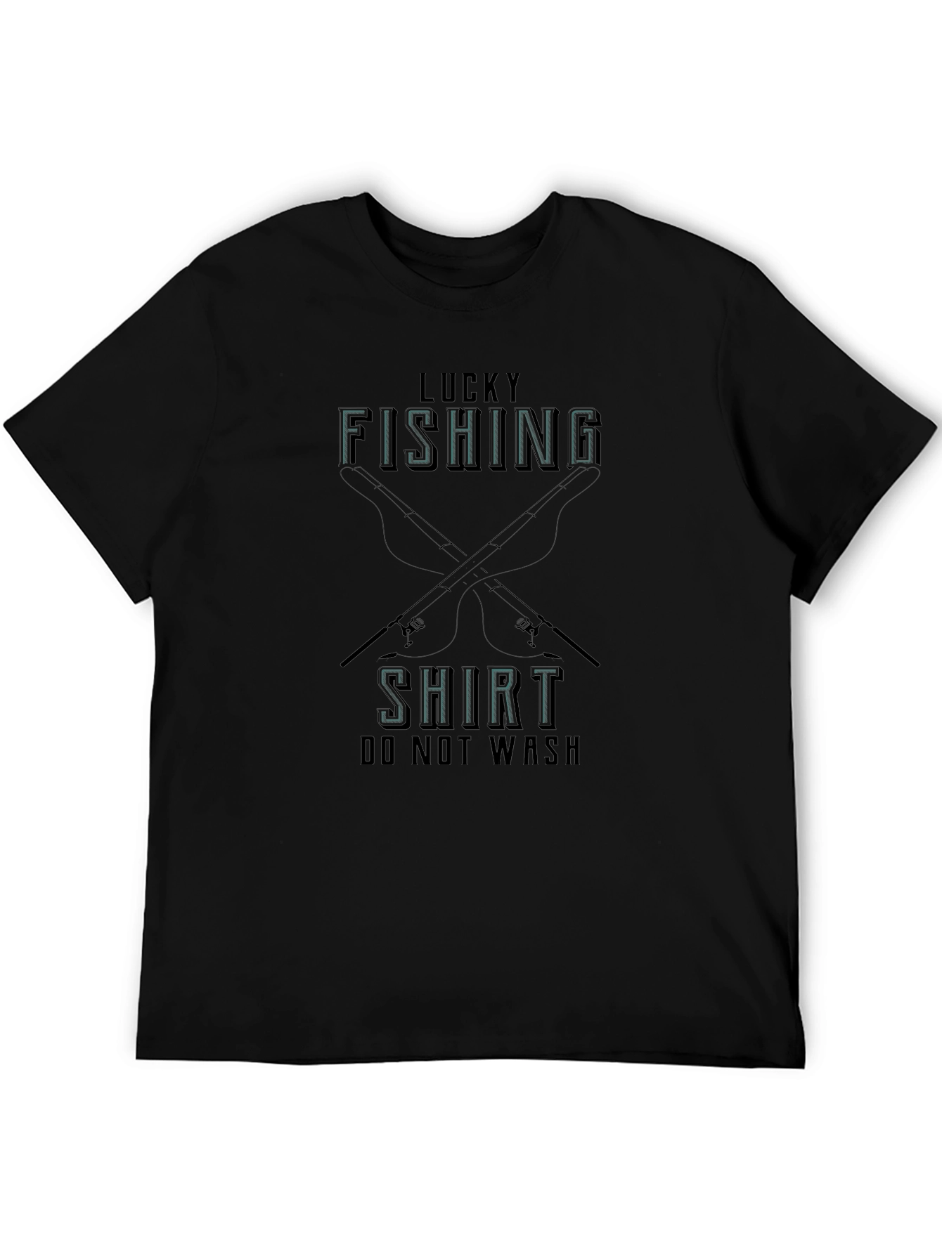 Lucky Fishing Shirt - Novelty Graphic Tee