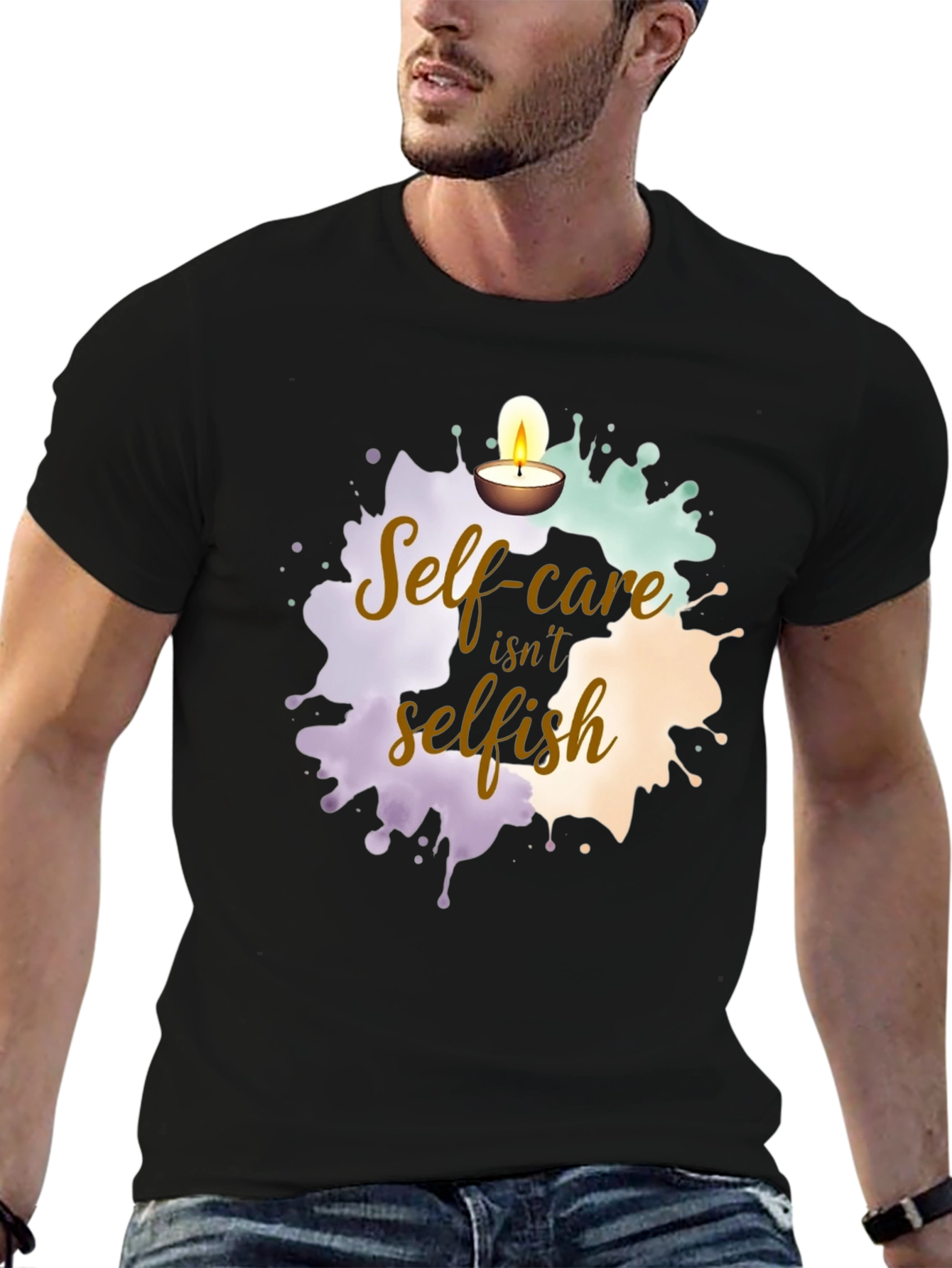 Self-Care Isnt Selfish Graphic Tee