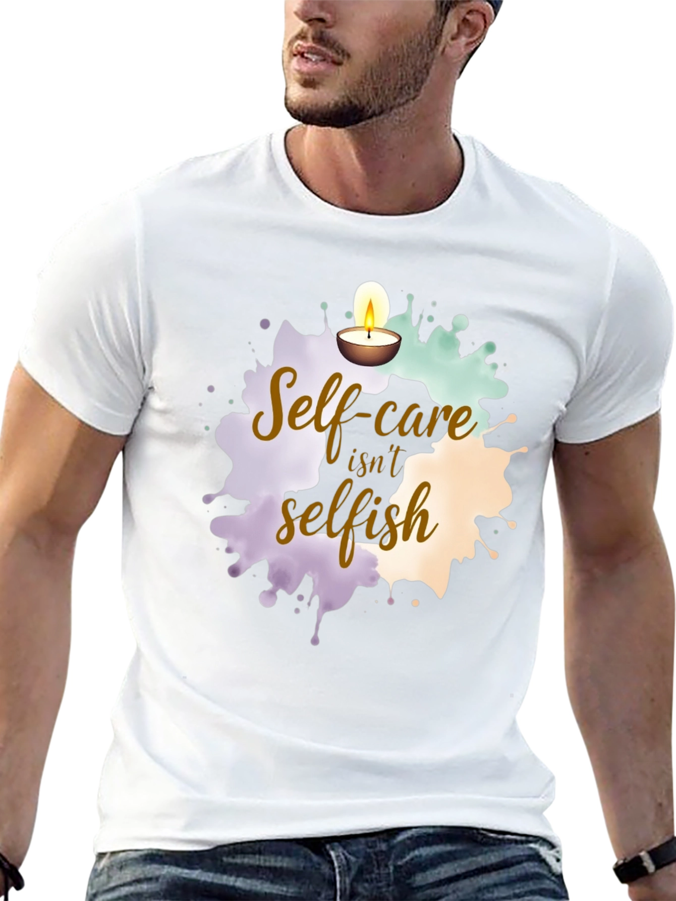 Self-Care Isnt Selfish Graphic Tee