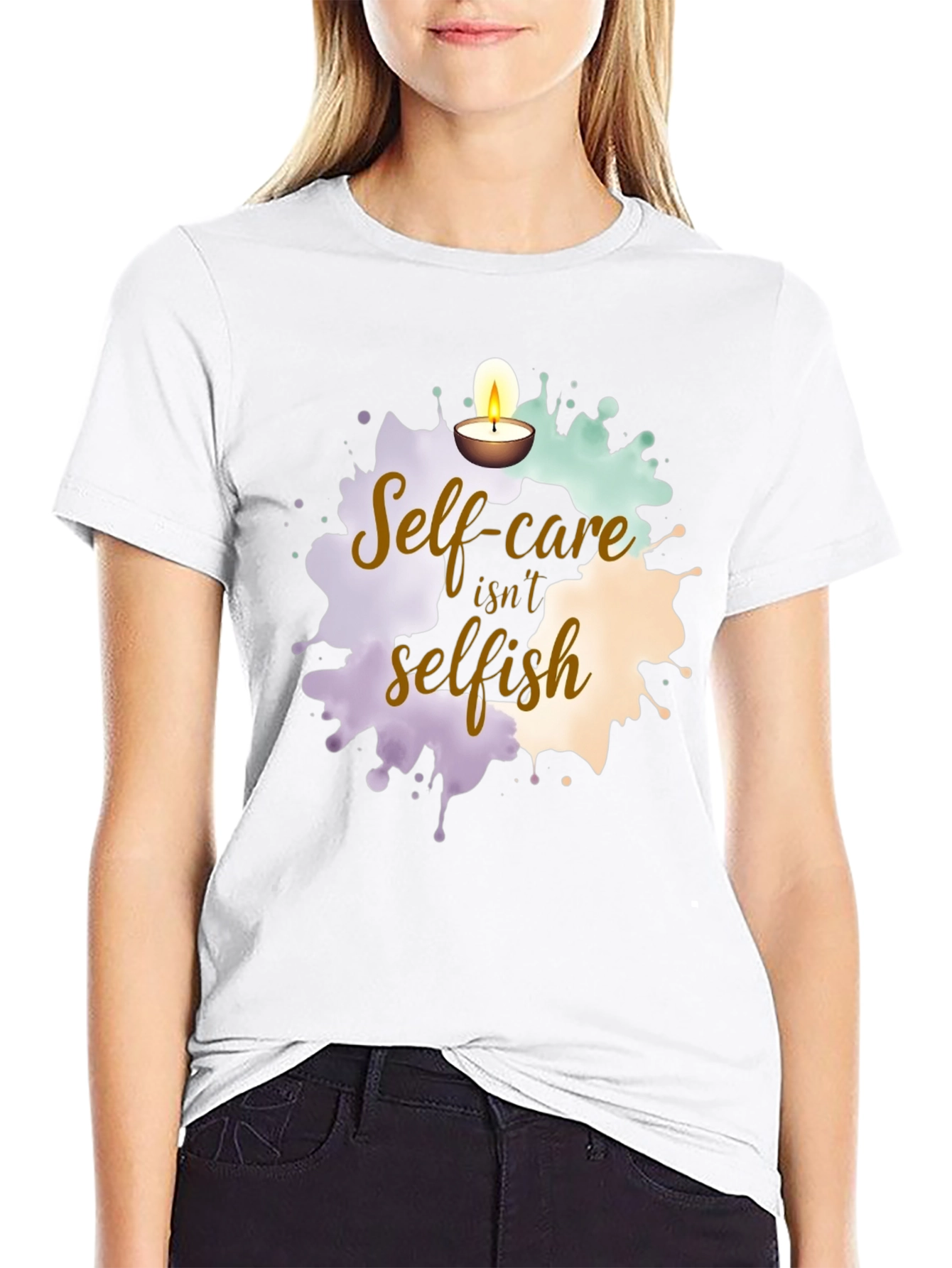 Self-Care Isnt Selfish Graphic Tee