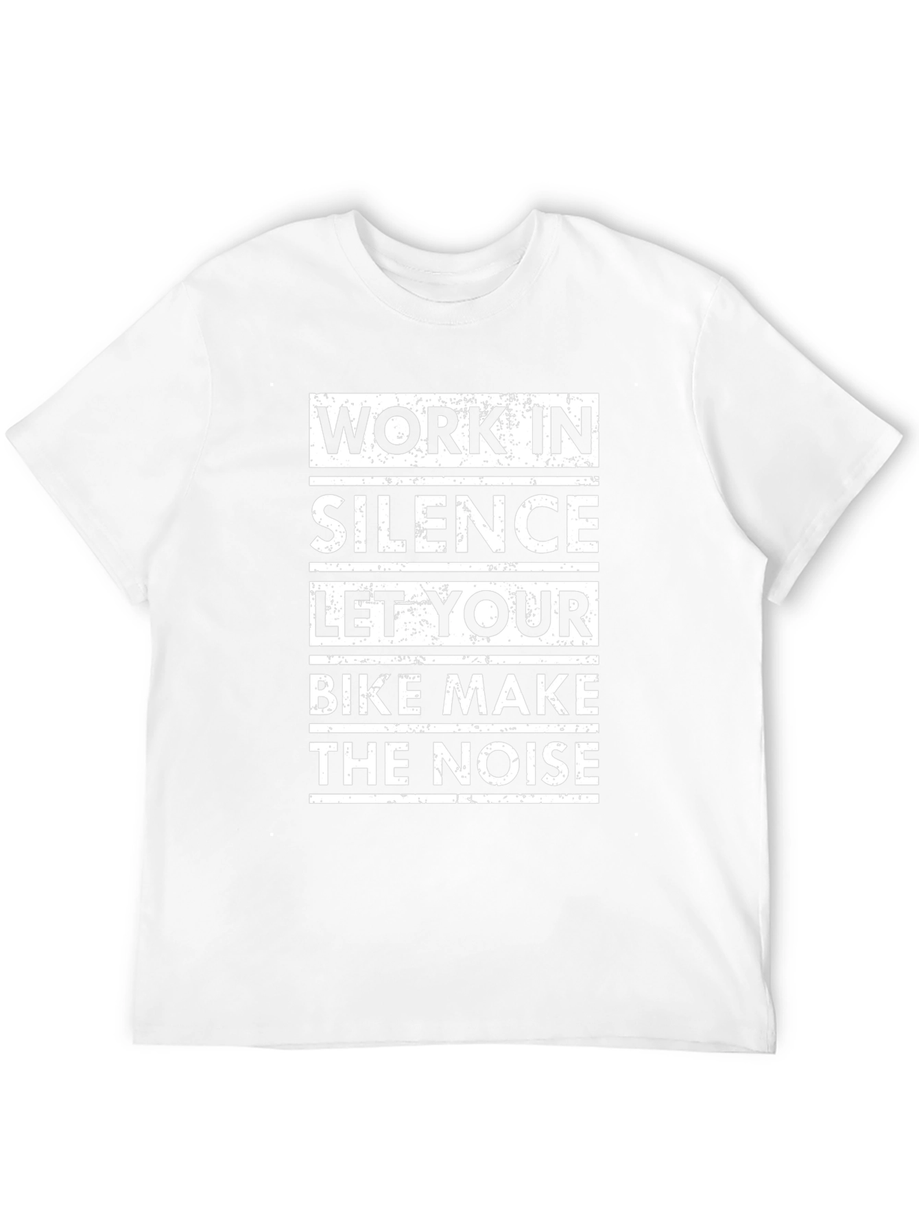 Work In Silence Bike T-Shirt