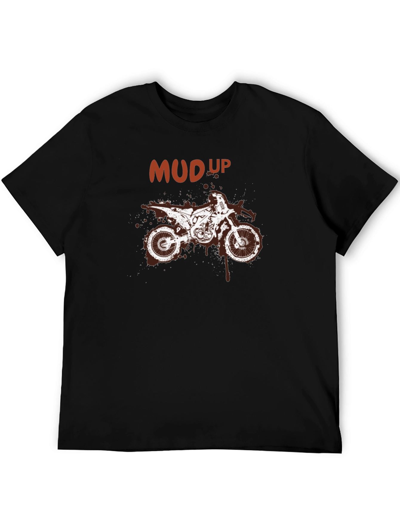 Mud Up Motocross T-Shirt - Dirt Bike Graphic Tee
