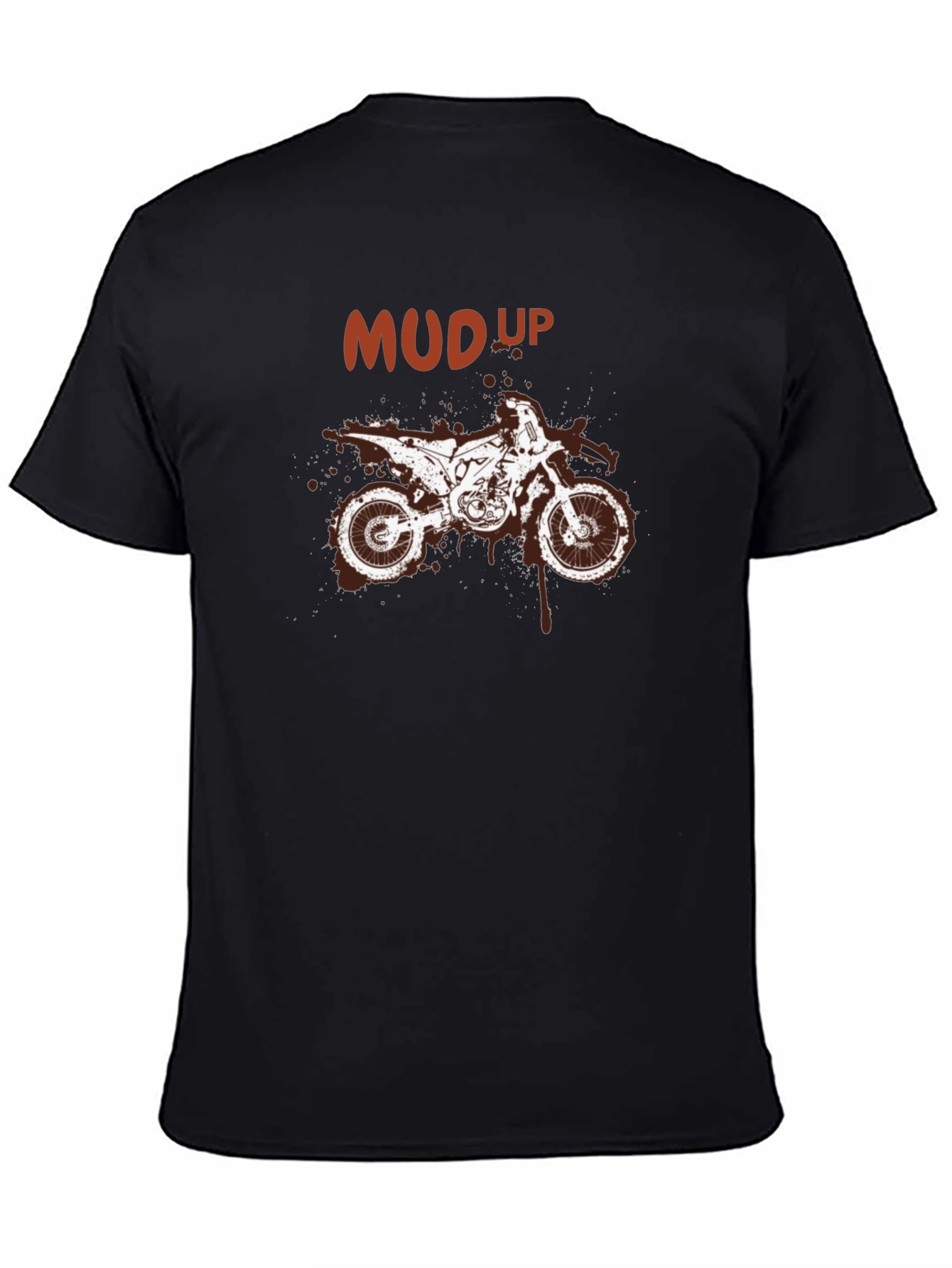 Mud Up Motocross T-Shirt - Dirt Bike Graphic Tee