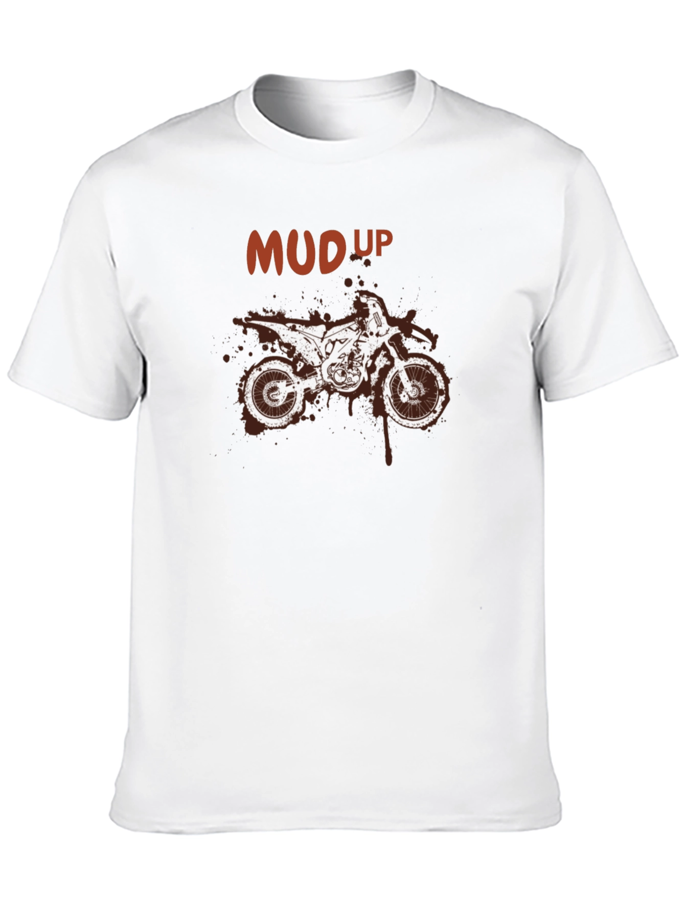 Mud Up Motocross T-Shirt - Dirt Bike Graphic Tee