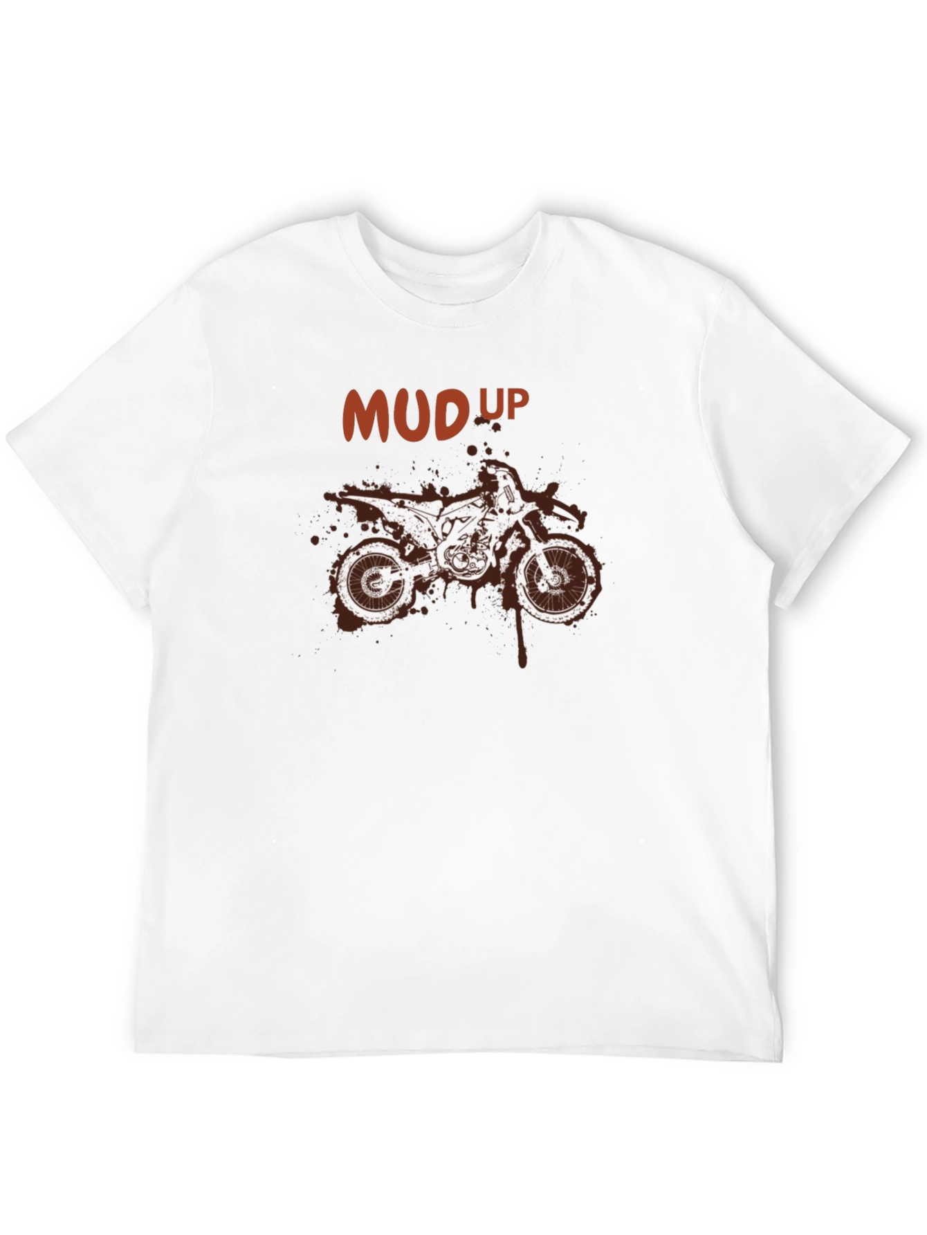 Mud Up Motocross T-Shirt - Dirt Bike Graphic Tee