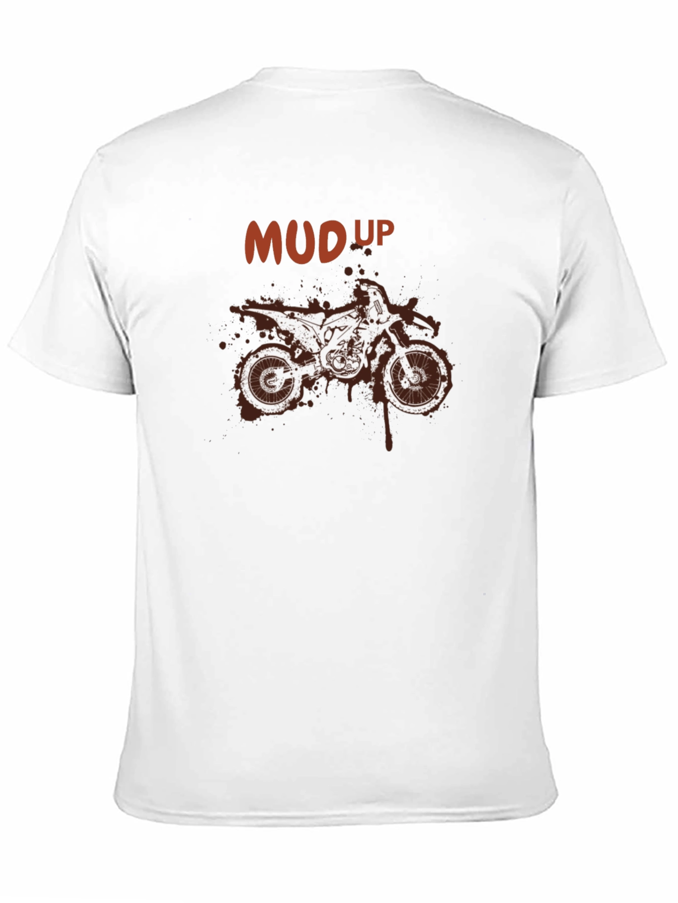 Mud Up Motocross T-Shirt - Dirt Bike Graphic Tee