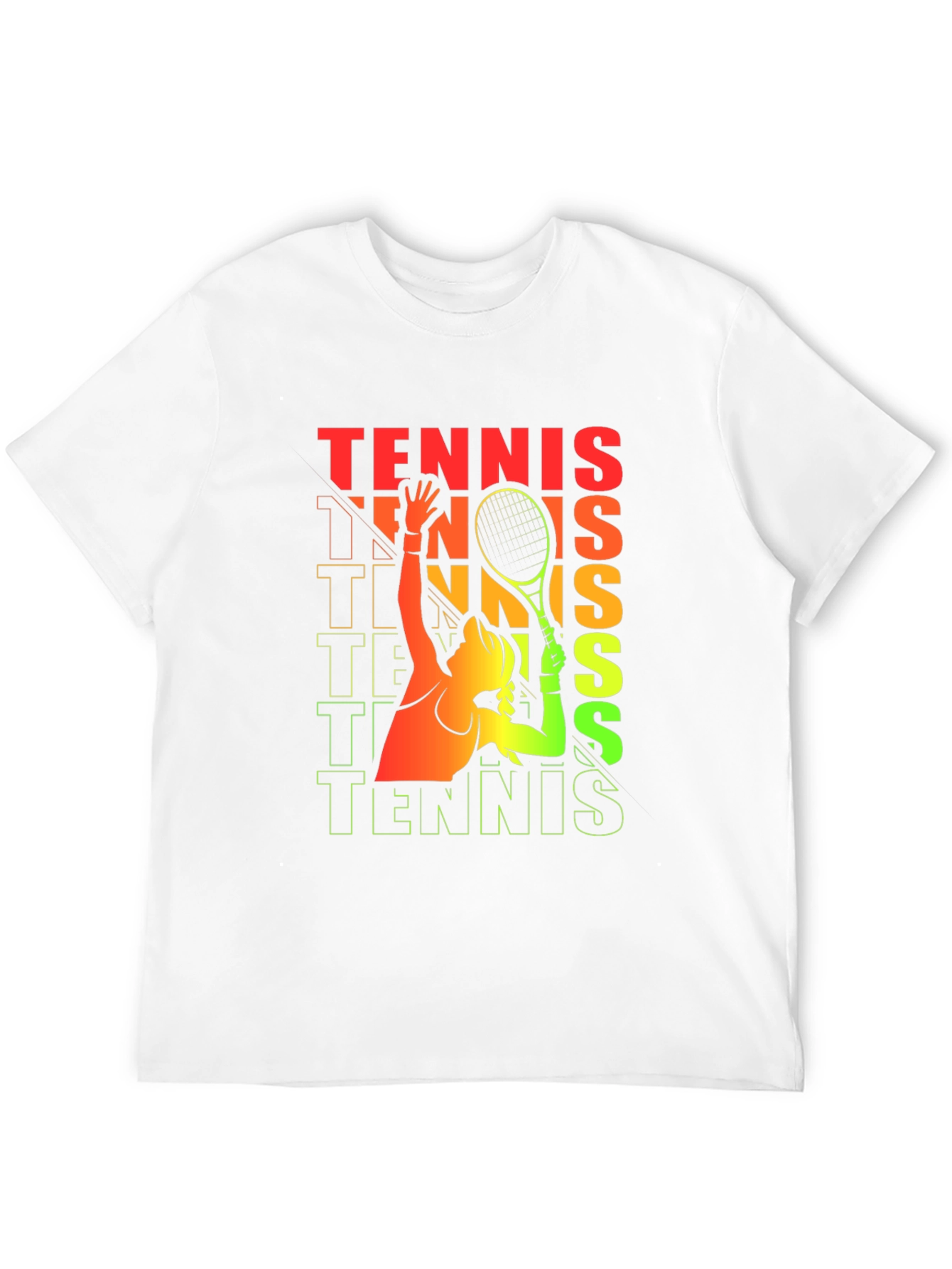 Tennis Player Graphic Tee - Stylish Activewear