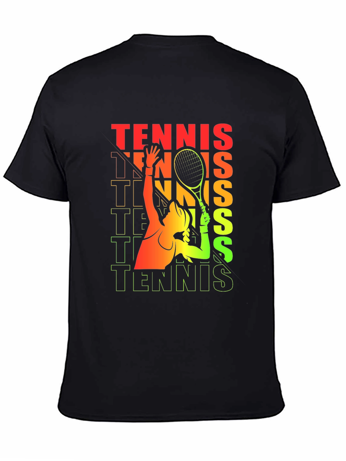 Tennis Player Graphic Tee - Stylish Activewear