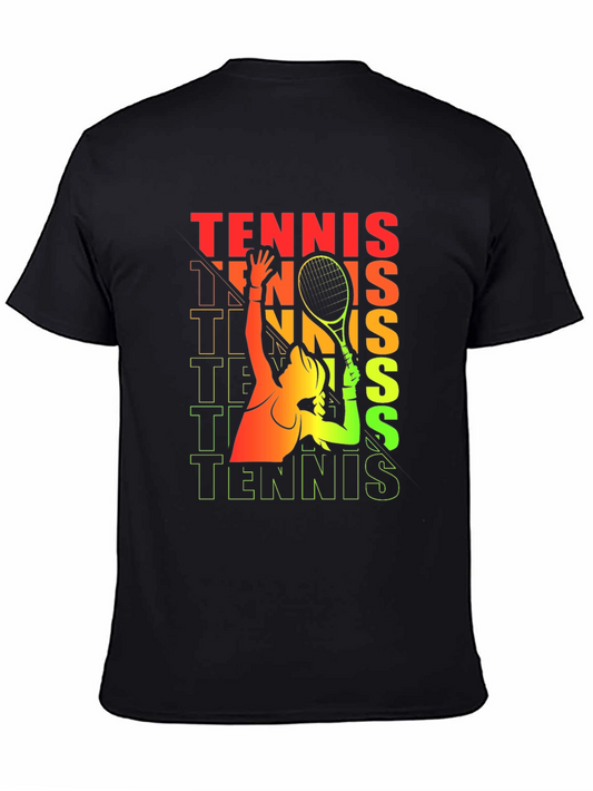 Tennis Player Graphic Tee - Stylish Activewear