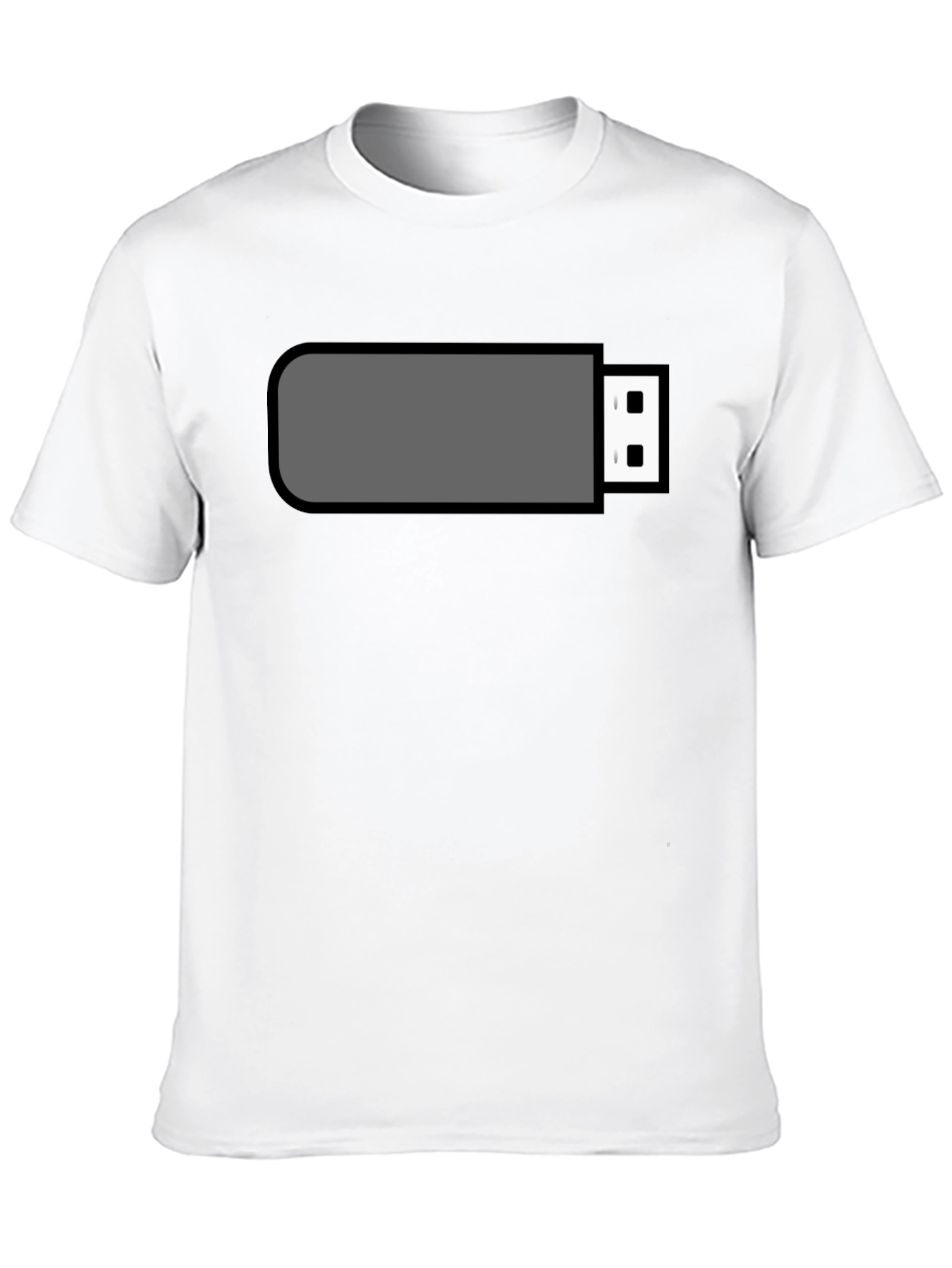 USB Drive Graphic T-Shirt - Tech Humor Tee