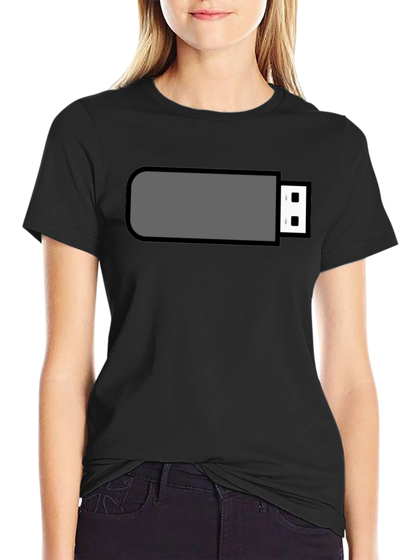 USB Drive Graphic T-Shirt - Tech Humor Tee