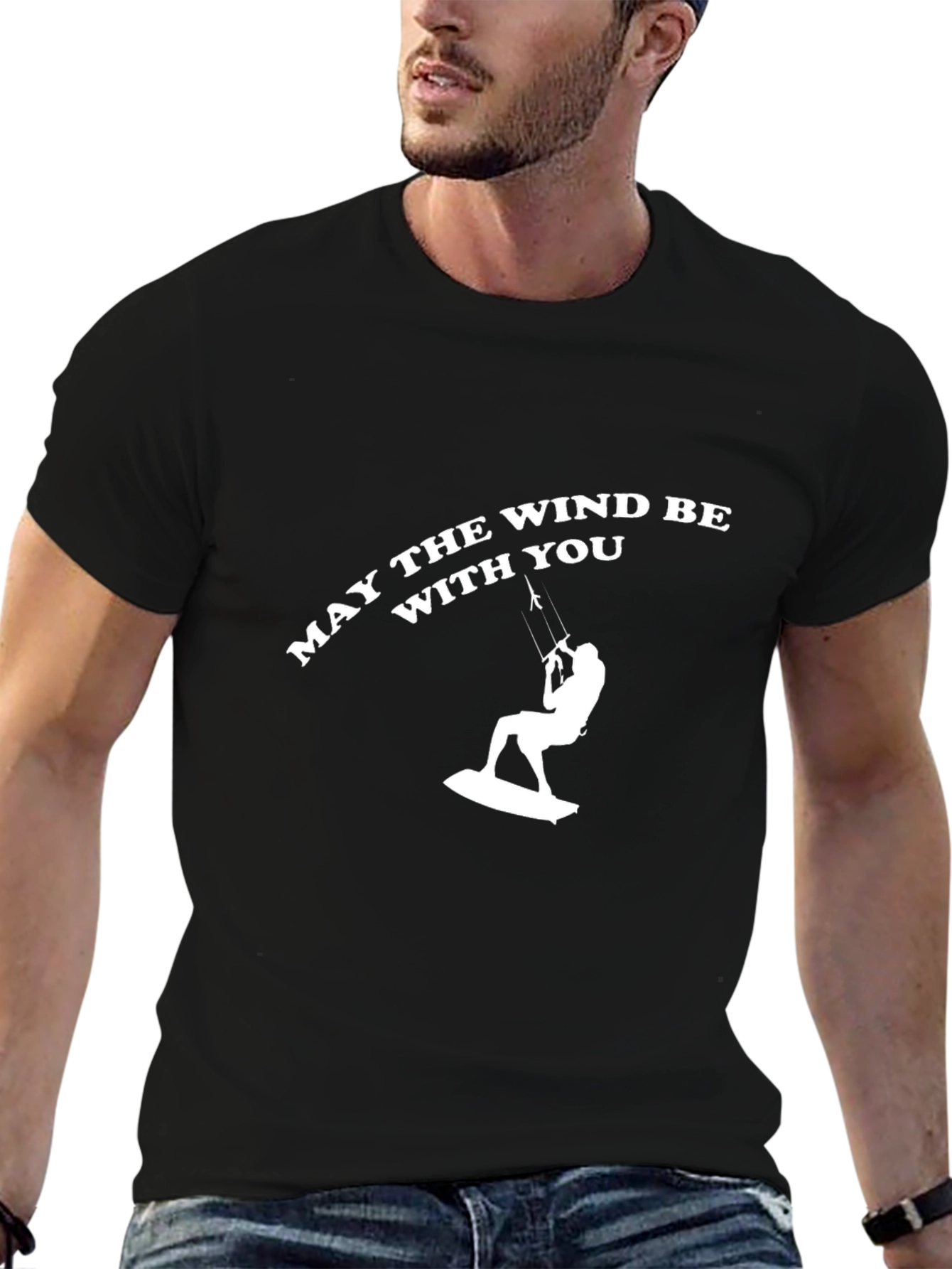 May The Wind Be With You Kitesurfing T-Shirt
