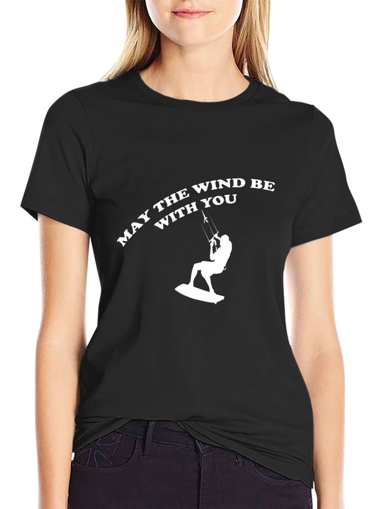 May The Wind Be With You Kitesurfing T-Shirt