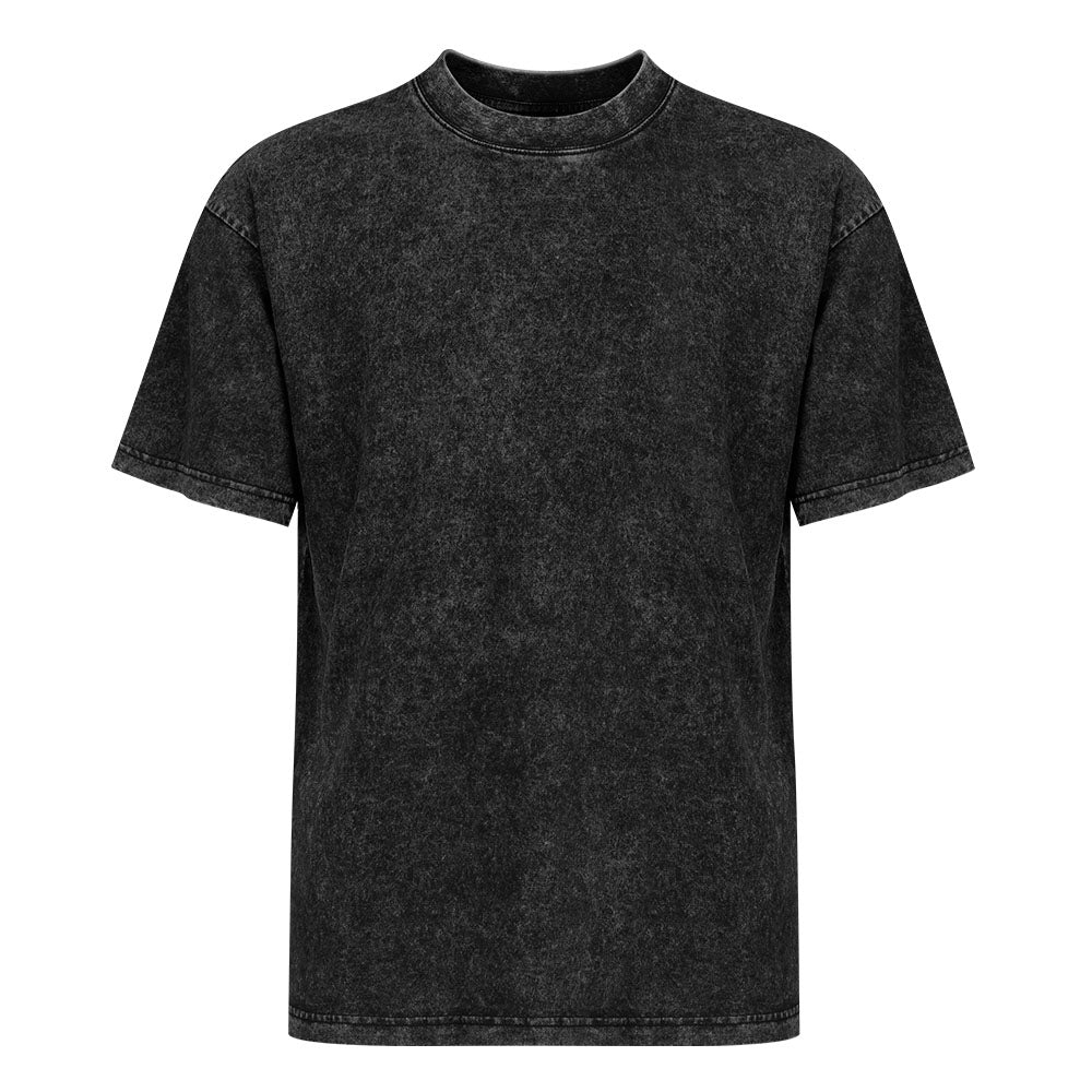 Unisex Black Cotton T-Shirt – Bold “ALL IN” Back Print, Street Style Graphic, Soft & Durable