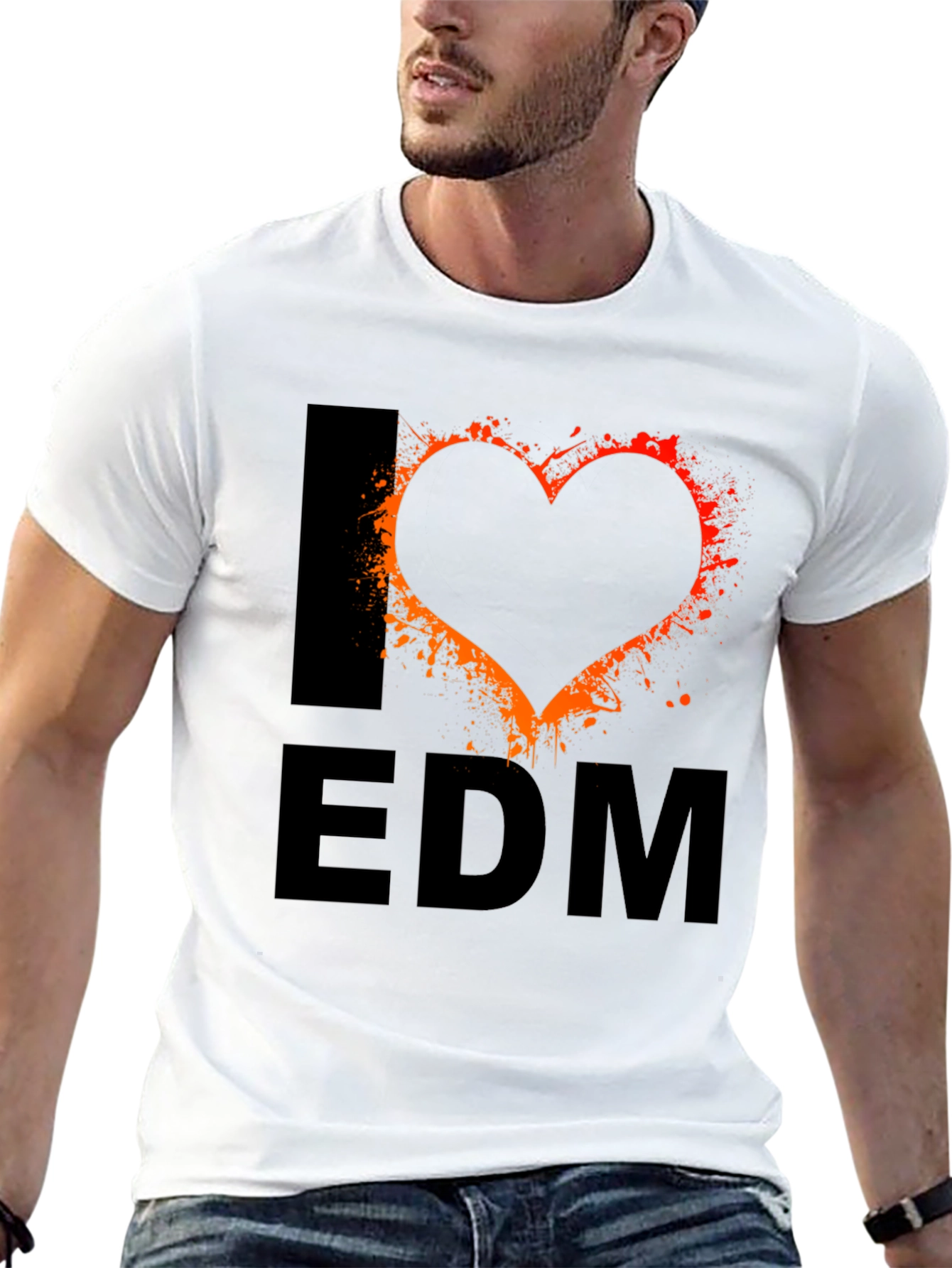 I Love EDM Black T-Shirt