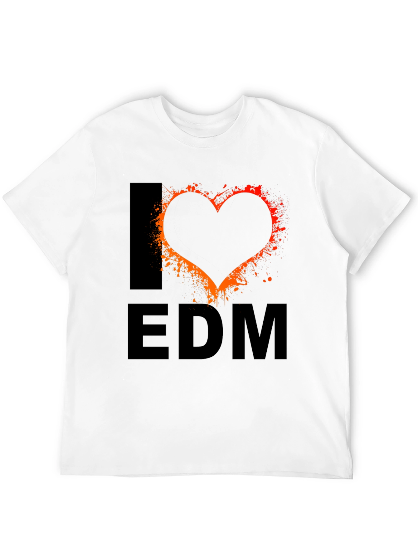 I Love EDM Black T-Shirt