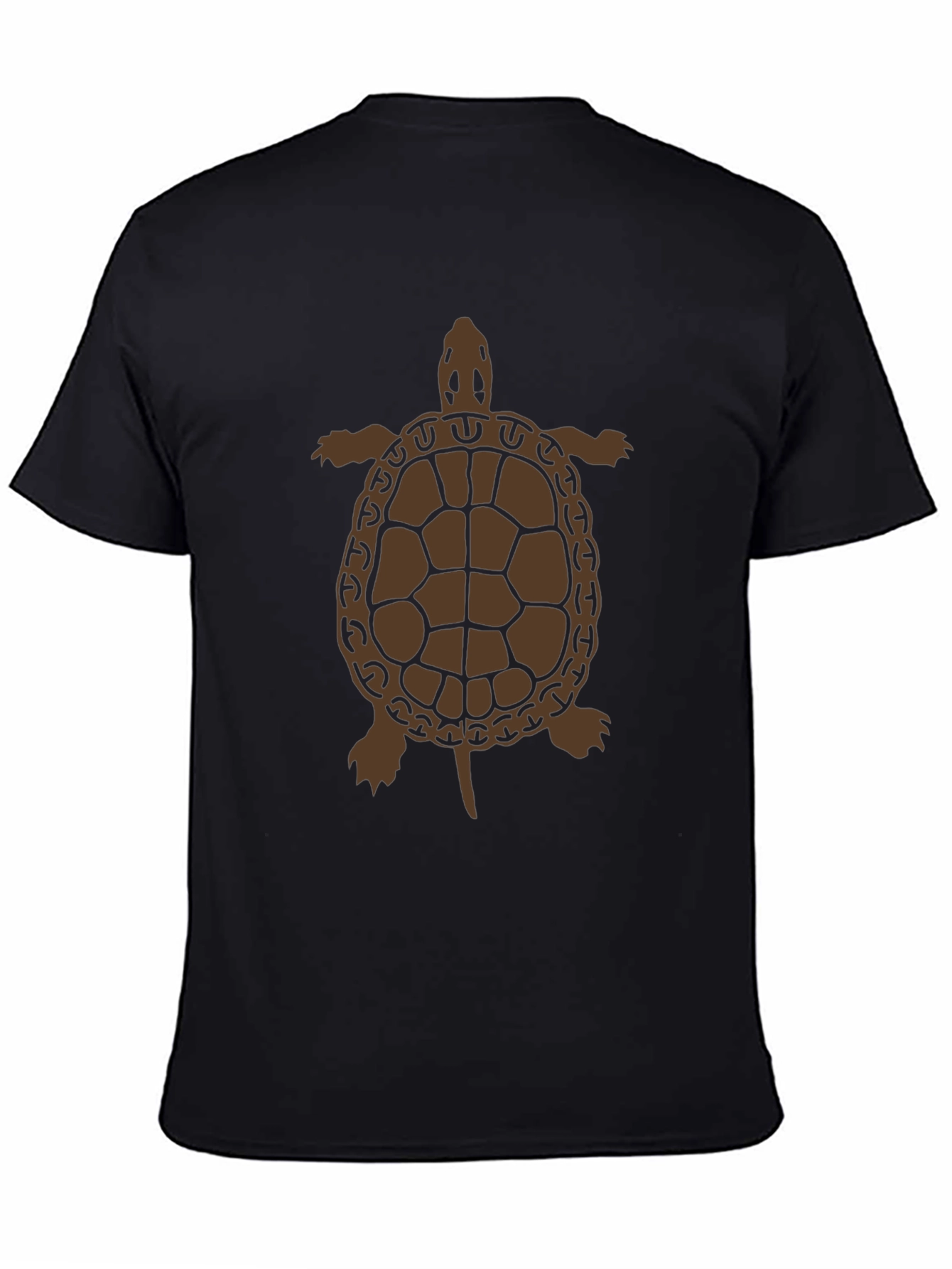 Turtle Graphic Tee - Black Unisex Shirt