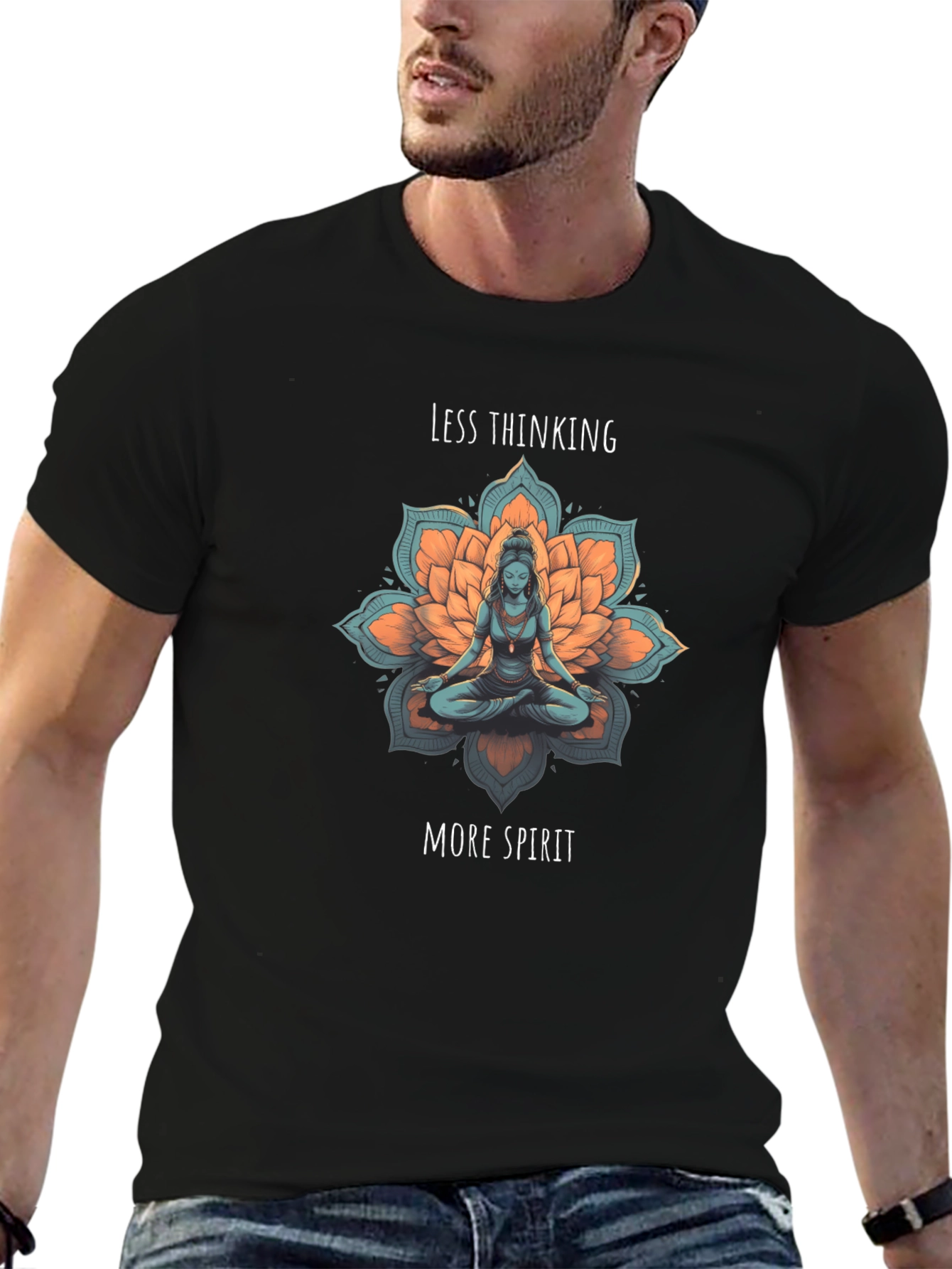 Less Thinking More Spirit Graphic Tee