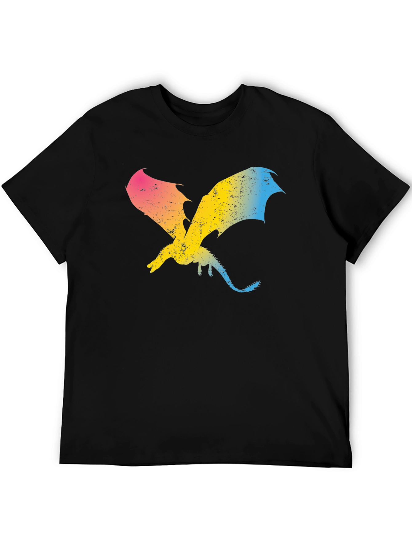 Pansexual Pride Dragon Graphic T-Shirt