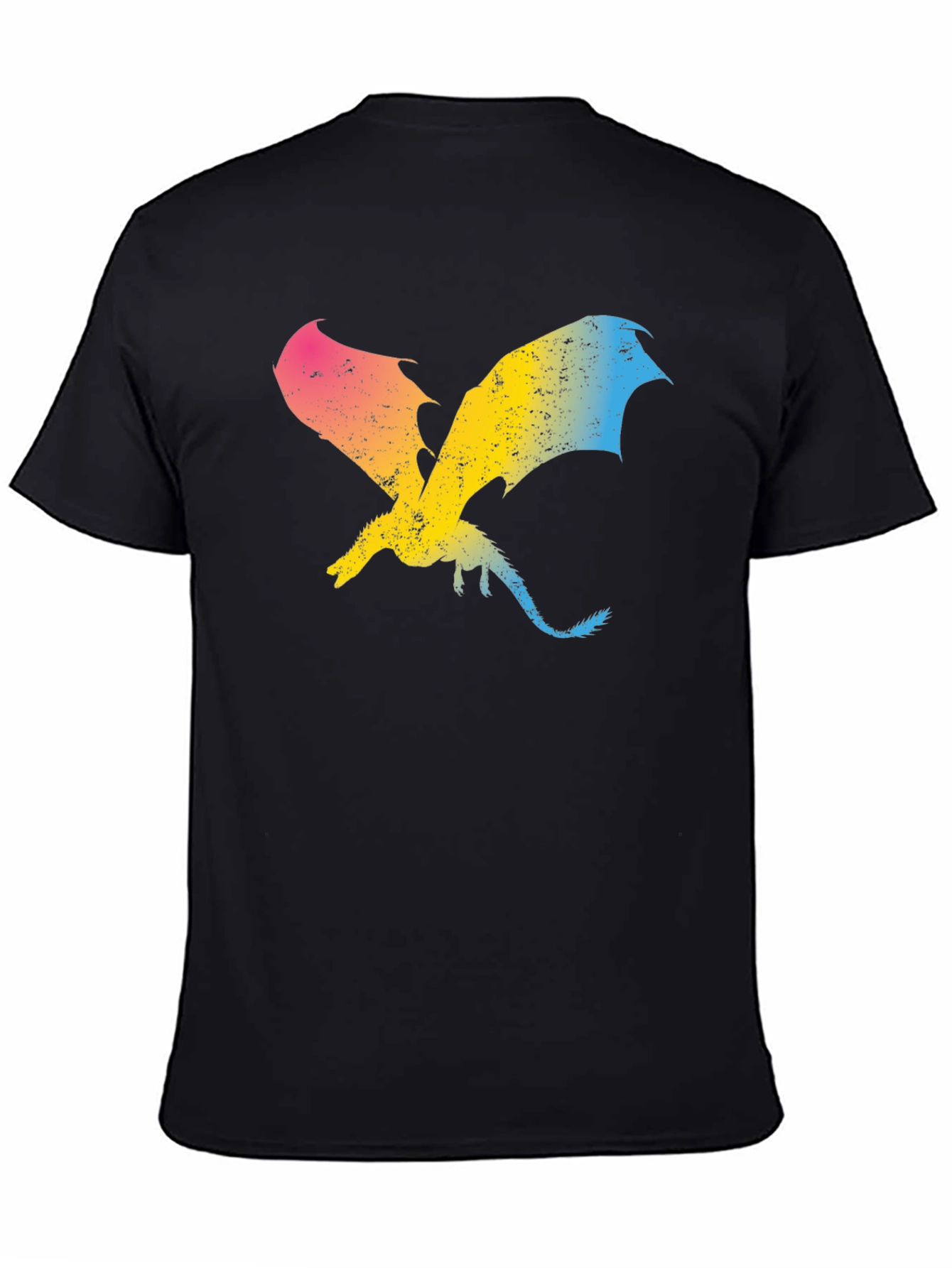 Pansexual Pride Dragon Graphic T-Shirt