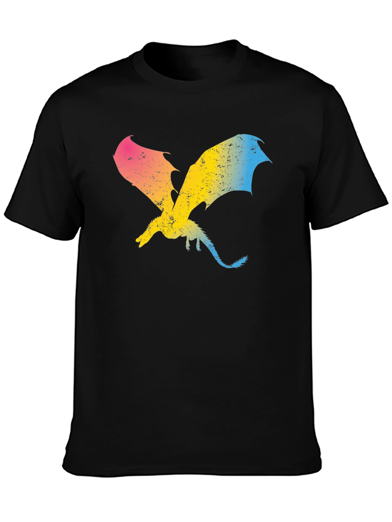Pansexual Pride Dragon Graphic T-Shirt