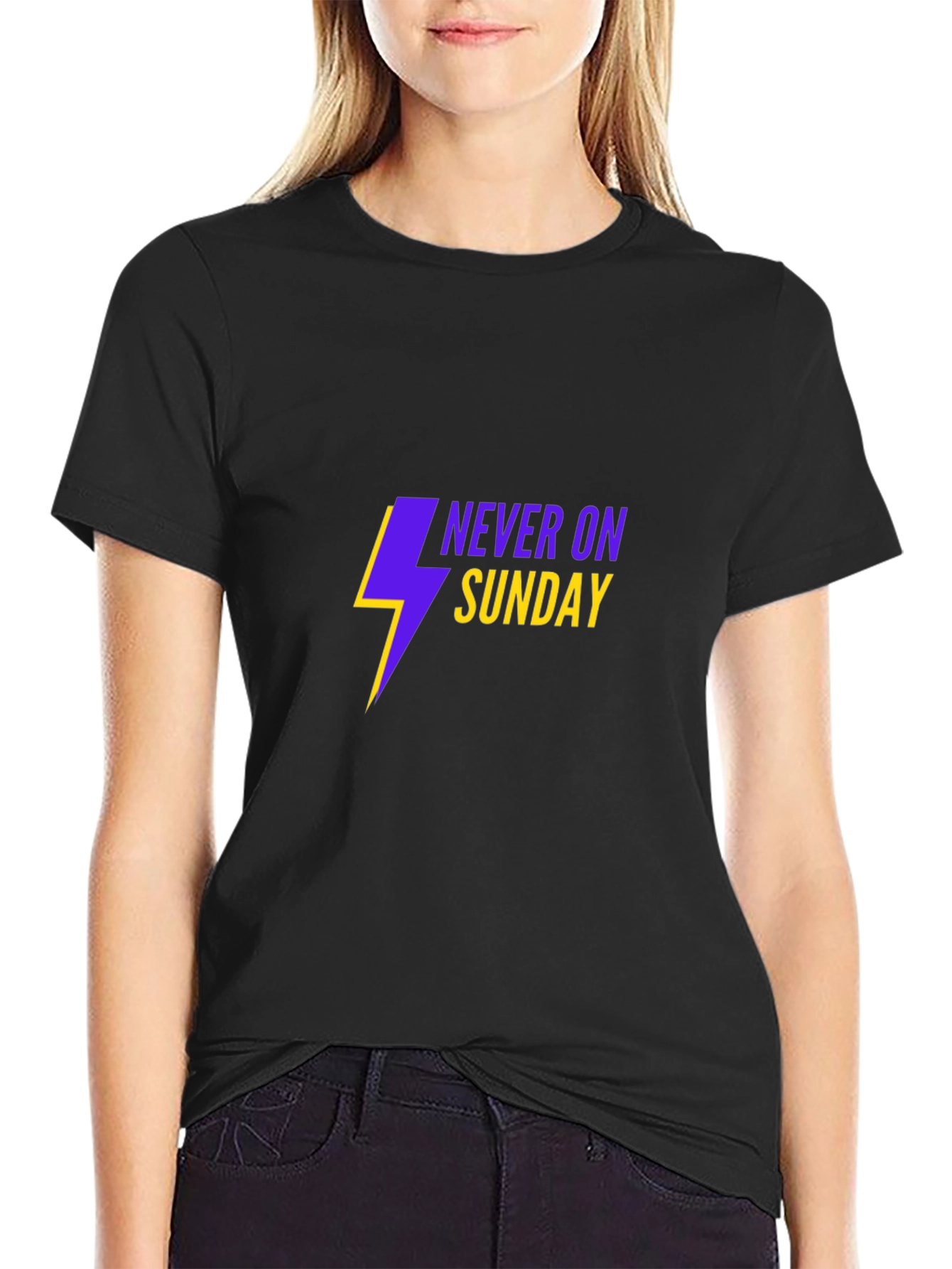 Never on Sunday Graphic Tee