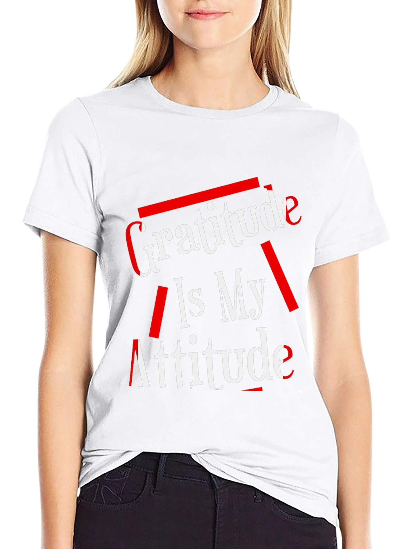 Gratitude Is My Attitude Graphic T-Shirt