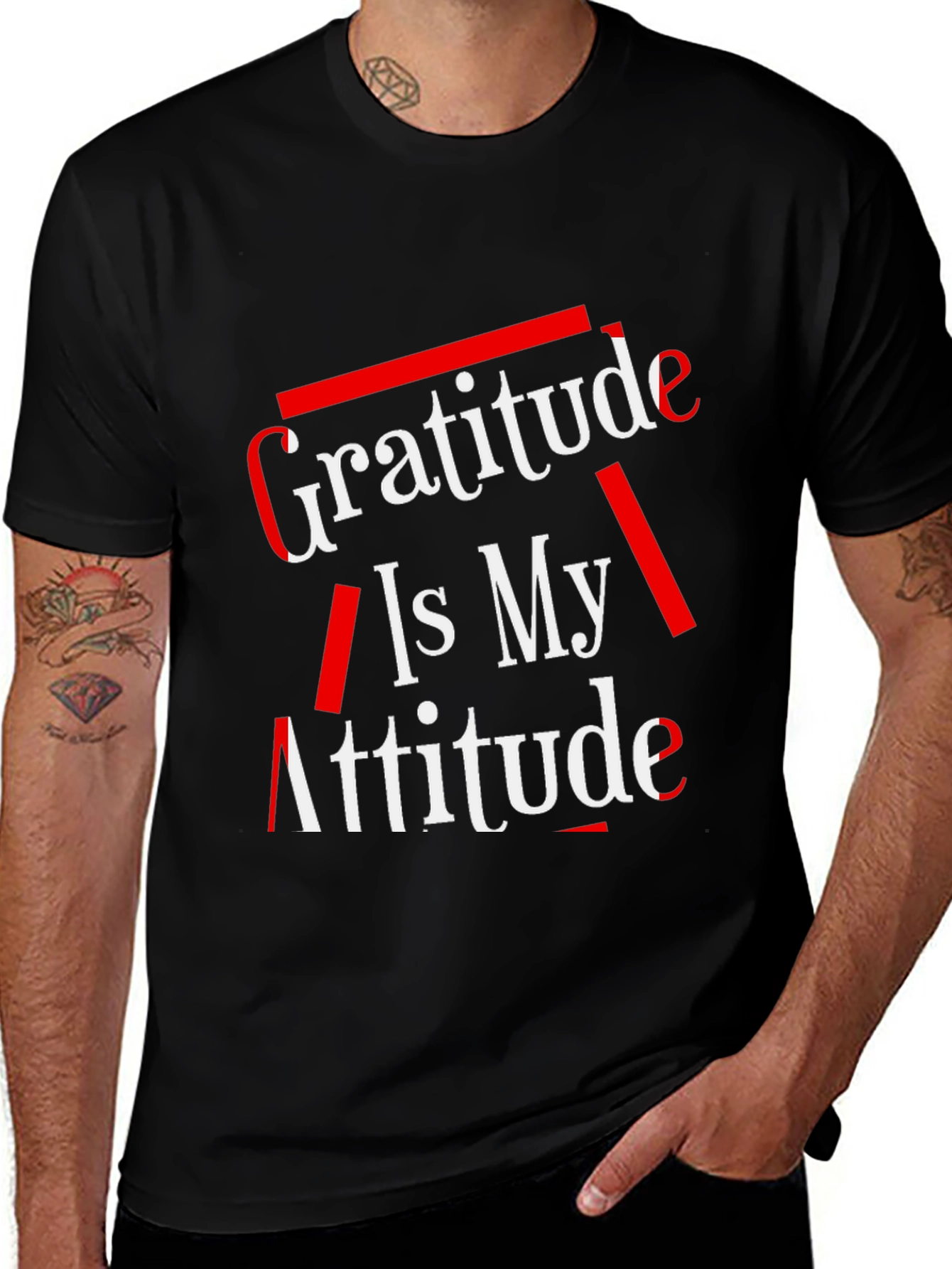Gratitude Is My Attitude Graphic T-Shirt