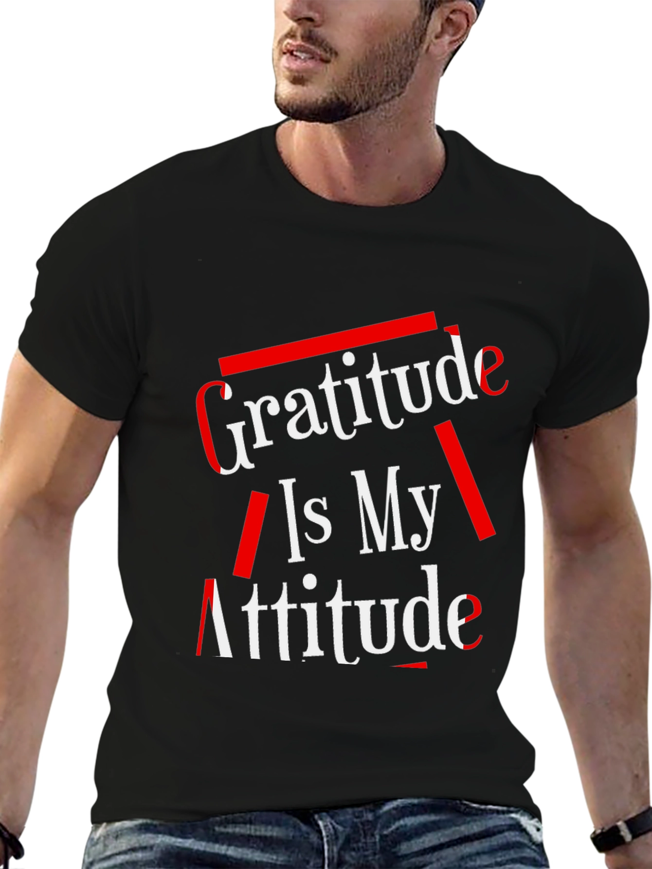 Gratitude Is My Attitude Graphic T-Shirt