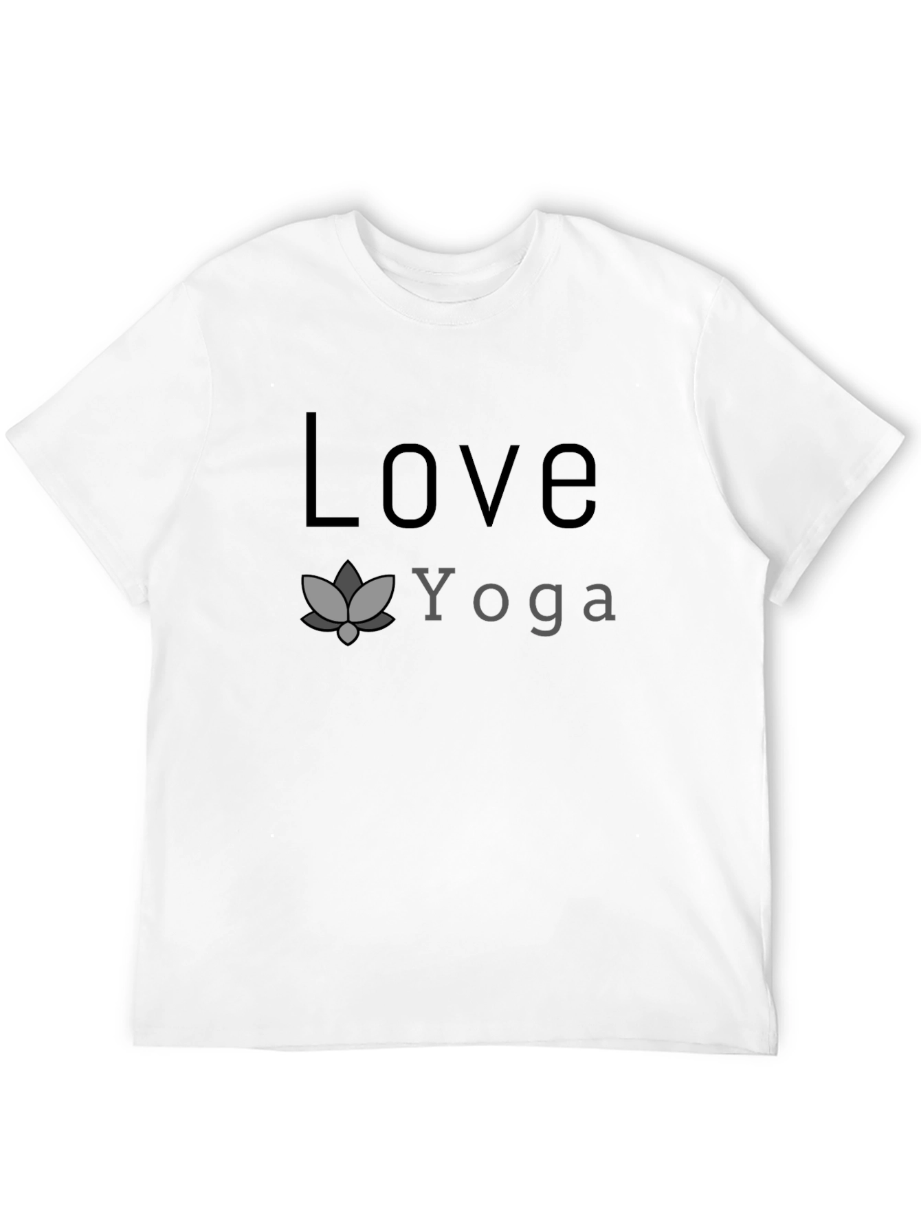 Love Yoga T-Shirt - Black Graphic Tee