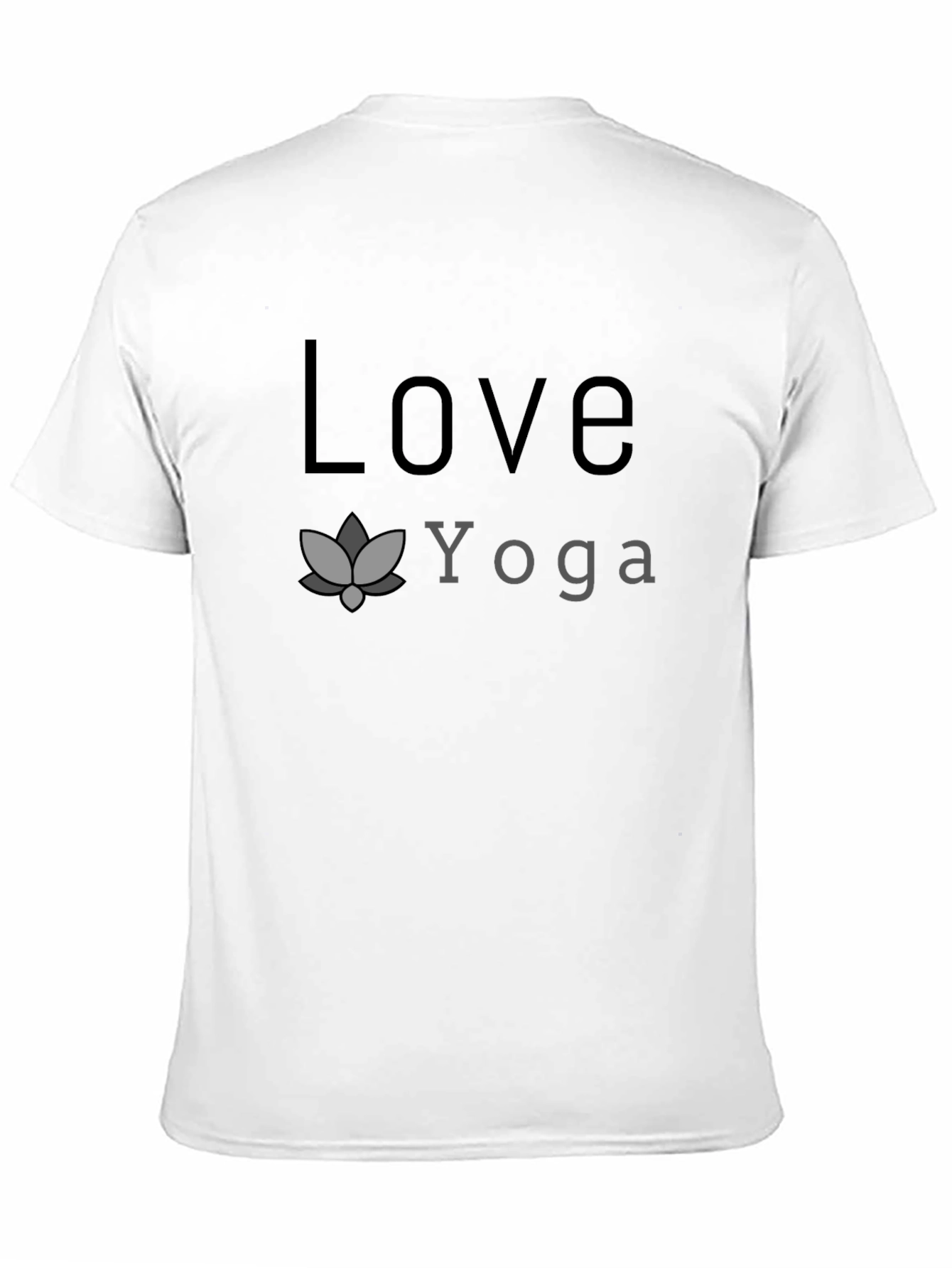 Love Yoga T-Shirt - Black Graphic Tee
