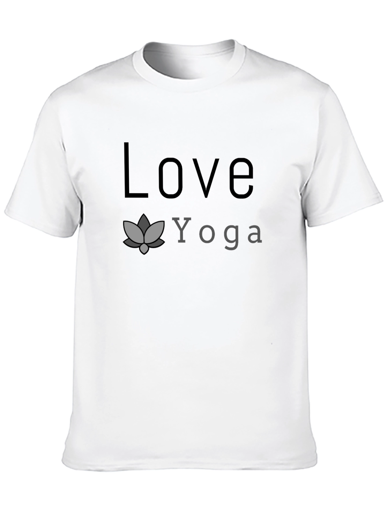 Love Yoga T-Shirt - Black Graphic Tee