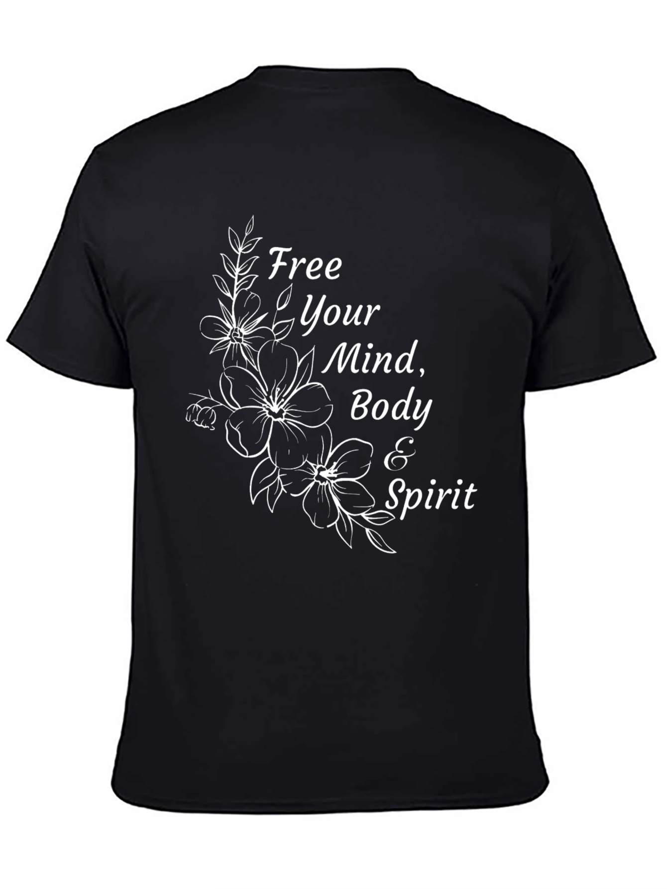 Free Mind Body & Spirit Floral T-Shirt