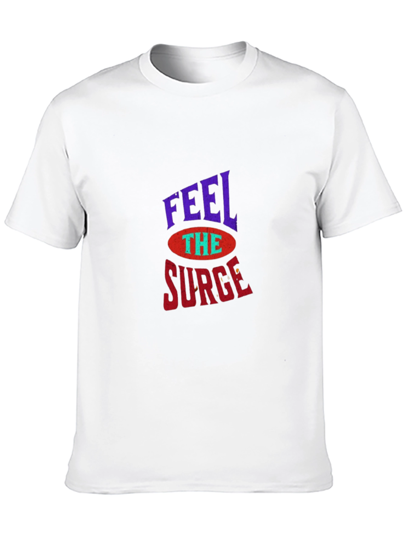 Feel The Surge Graphic Tee - Retro Style T-Shirt