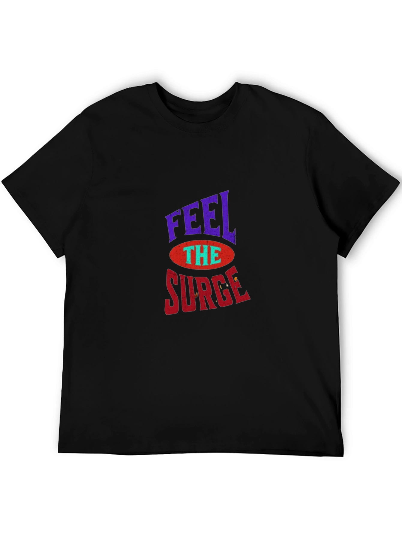 Feel The Surge Graphic Tee - Retro Style T-Shirt