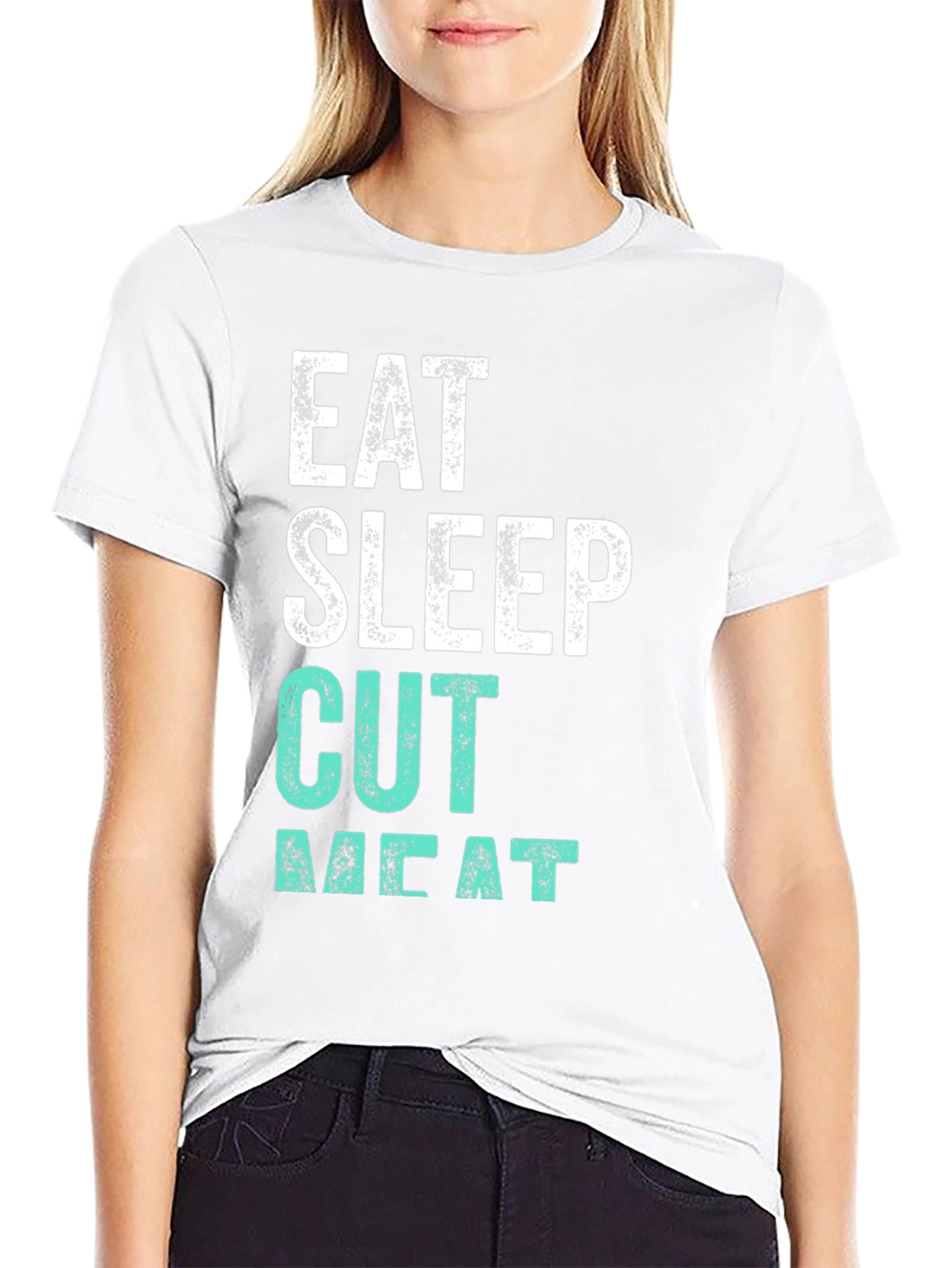 Eat Sleep Cut Meat T-Shirt | Butcher Tee