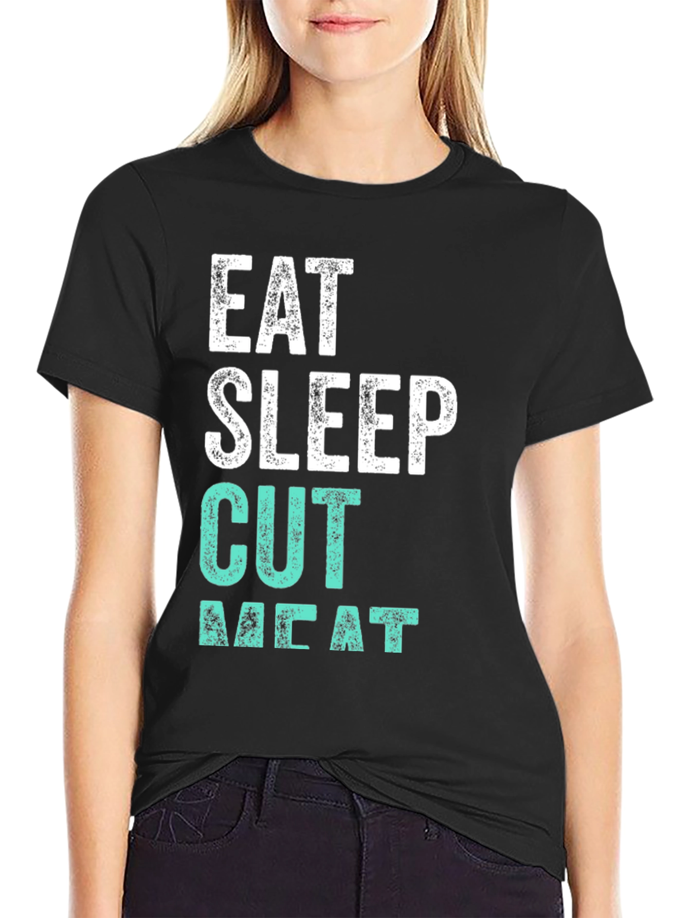 Eat Sleep Cut Meat T-Shirt | Butcher Tee