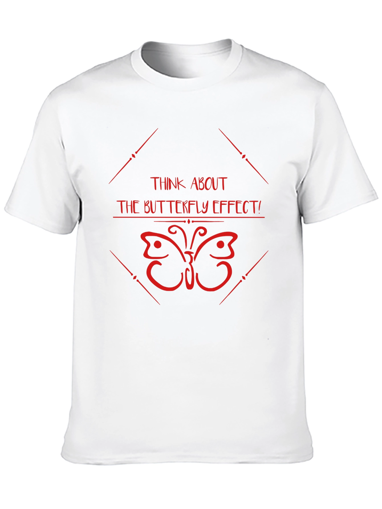 Butterfly Effect Graphic Tee - Black Cotton T-Shirt