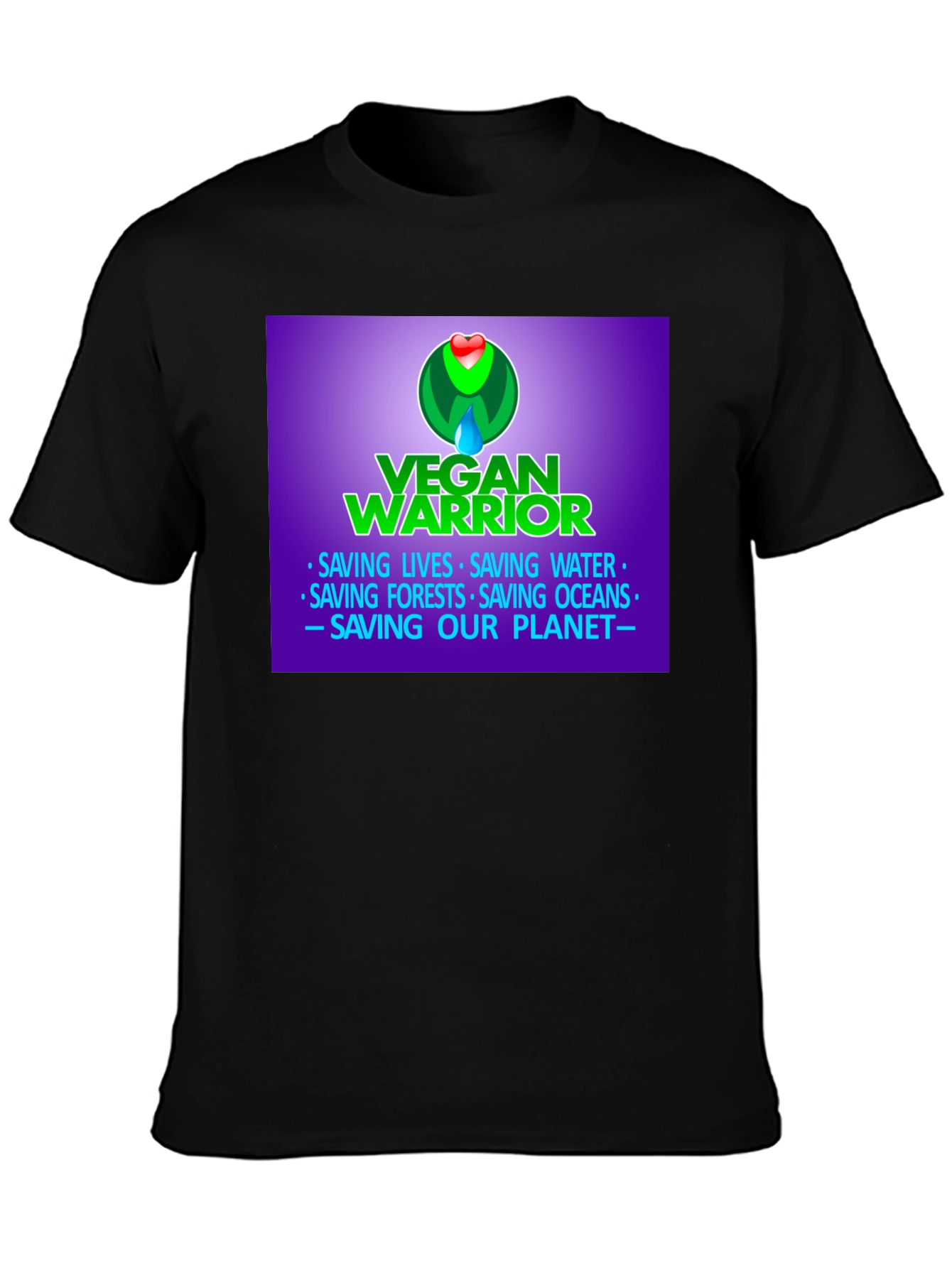 Vegan Warrior T-Shirt - Save the Planet!