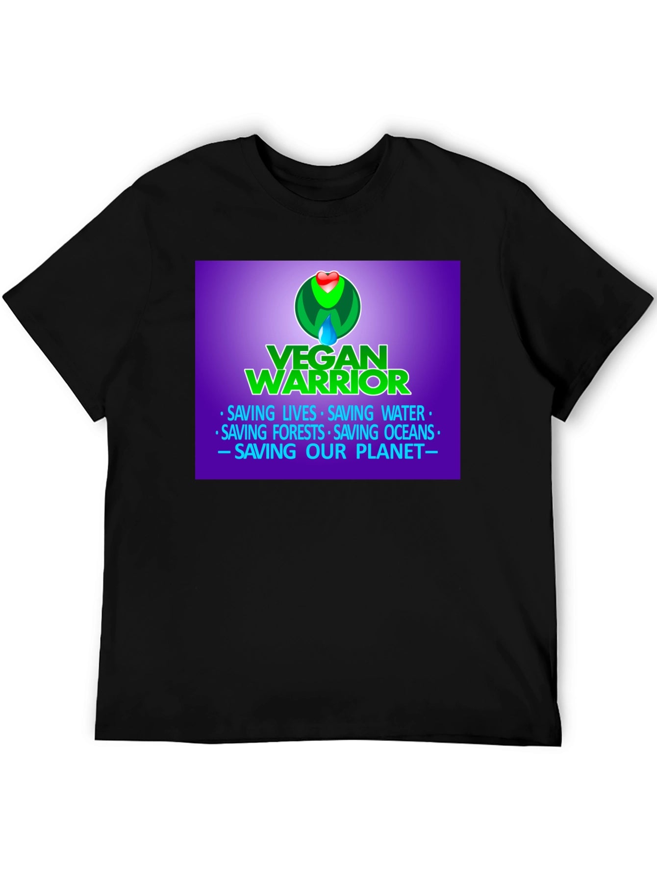 Vegan Warrior T-Shirt - Save the Planet!