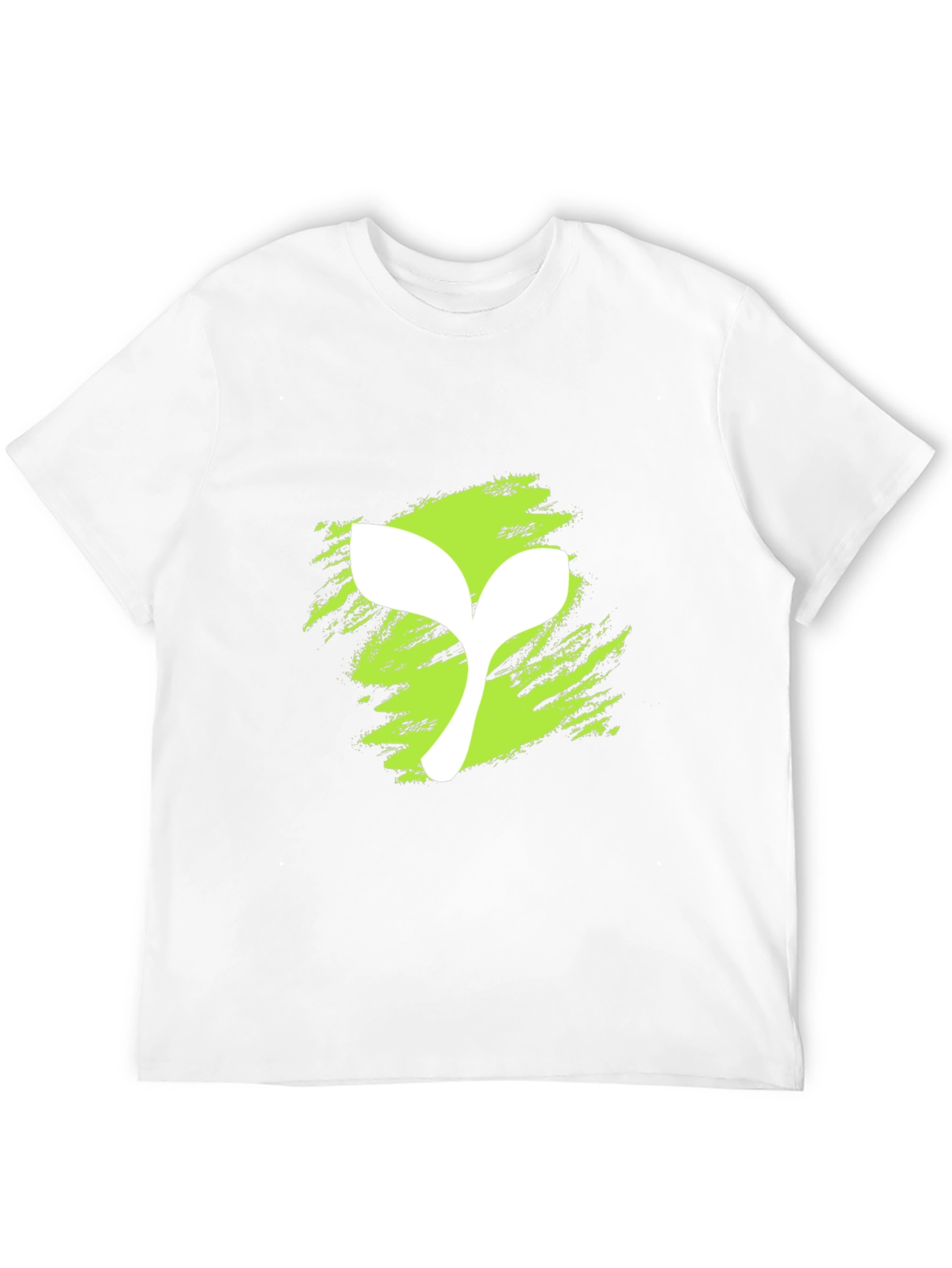 Modern Sprout Graphic Tee - Black Cotton Blend