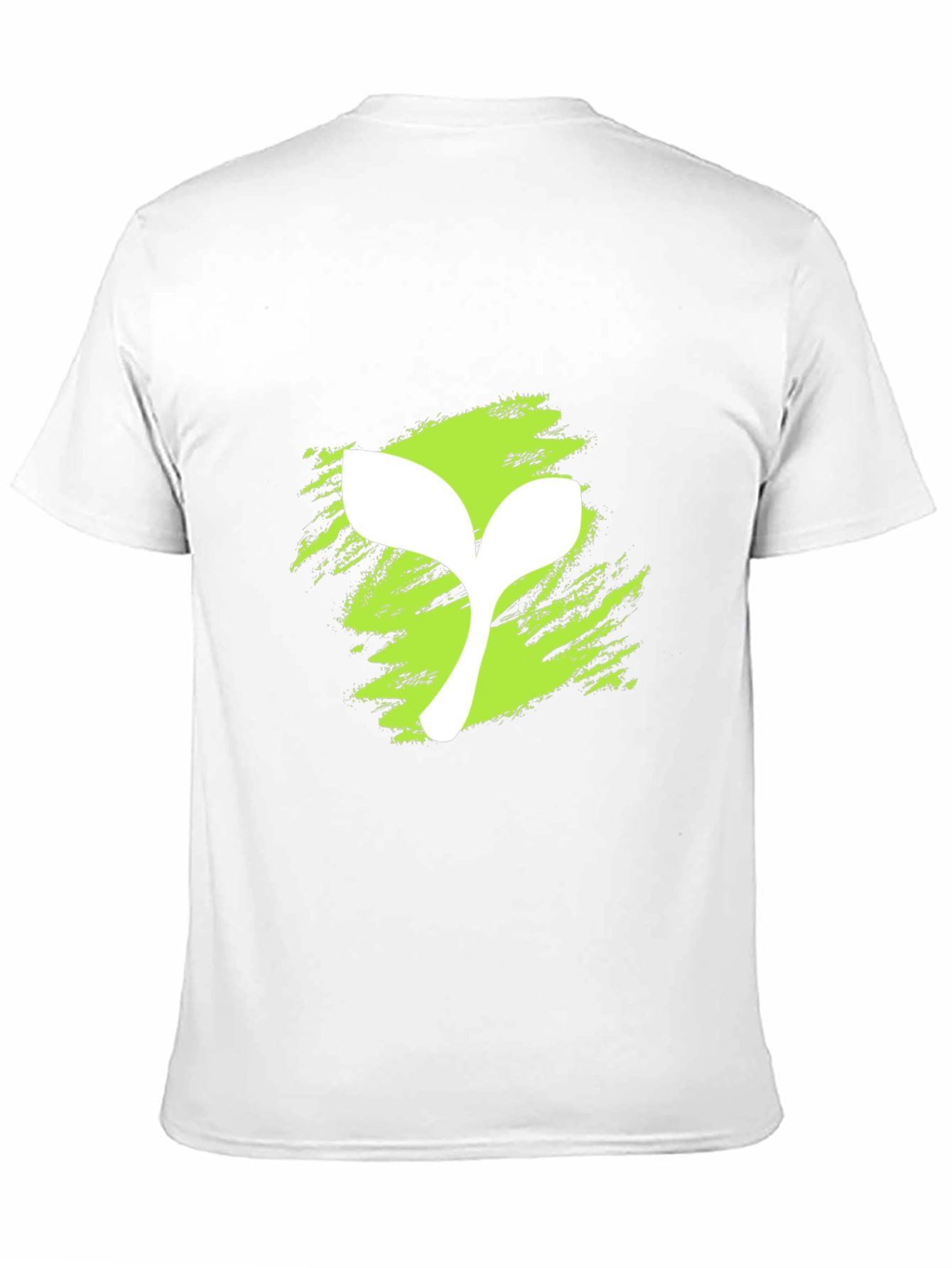 Modern Sprout Graphic Tee - Black Cotton Blend
