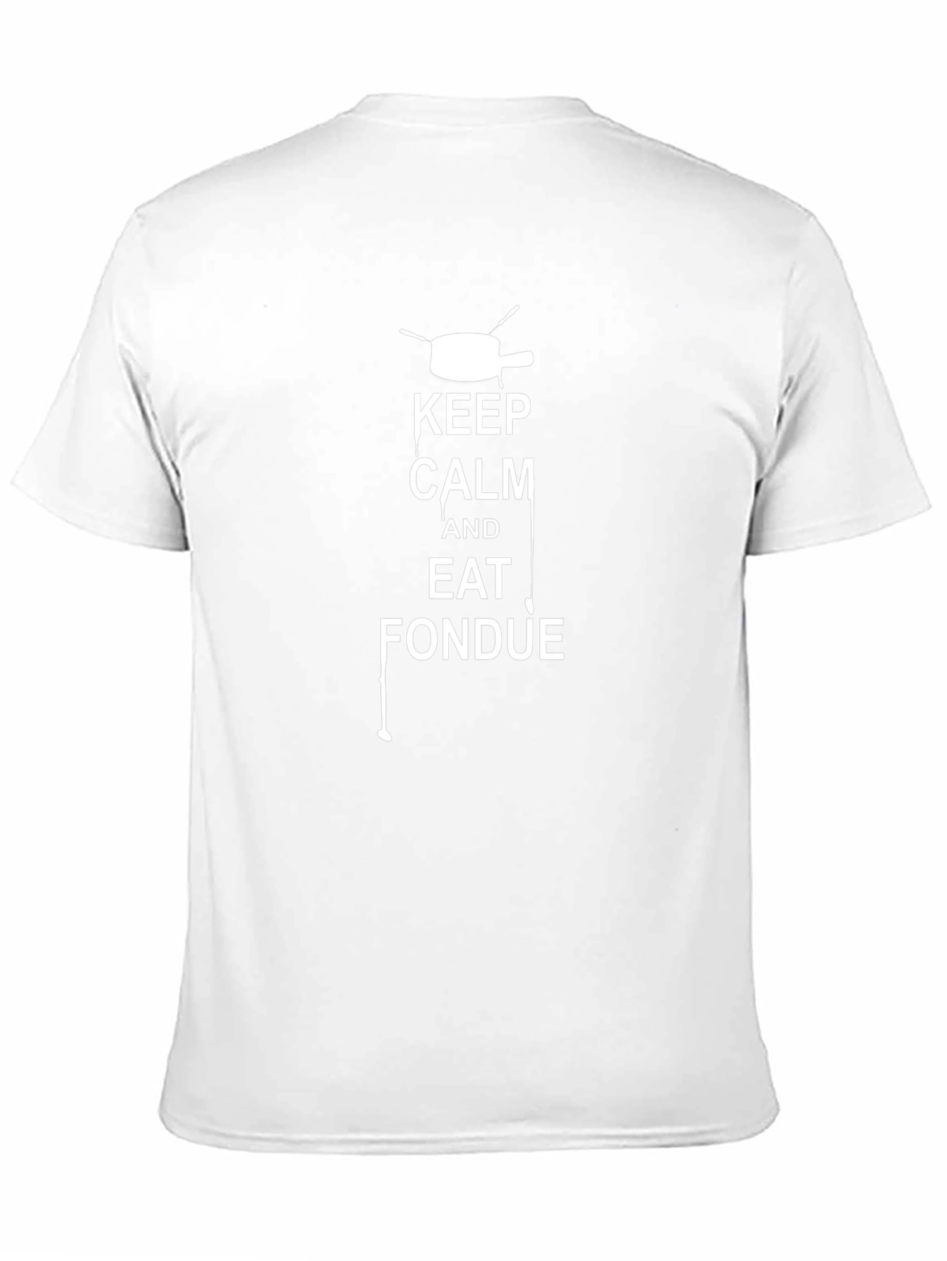 Keep Calm Eat Fondue T-Shirt - Black
