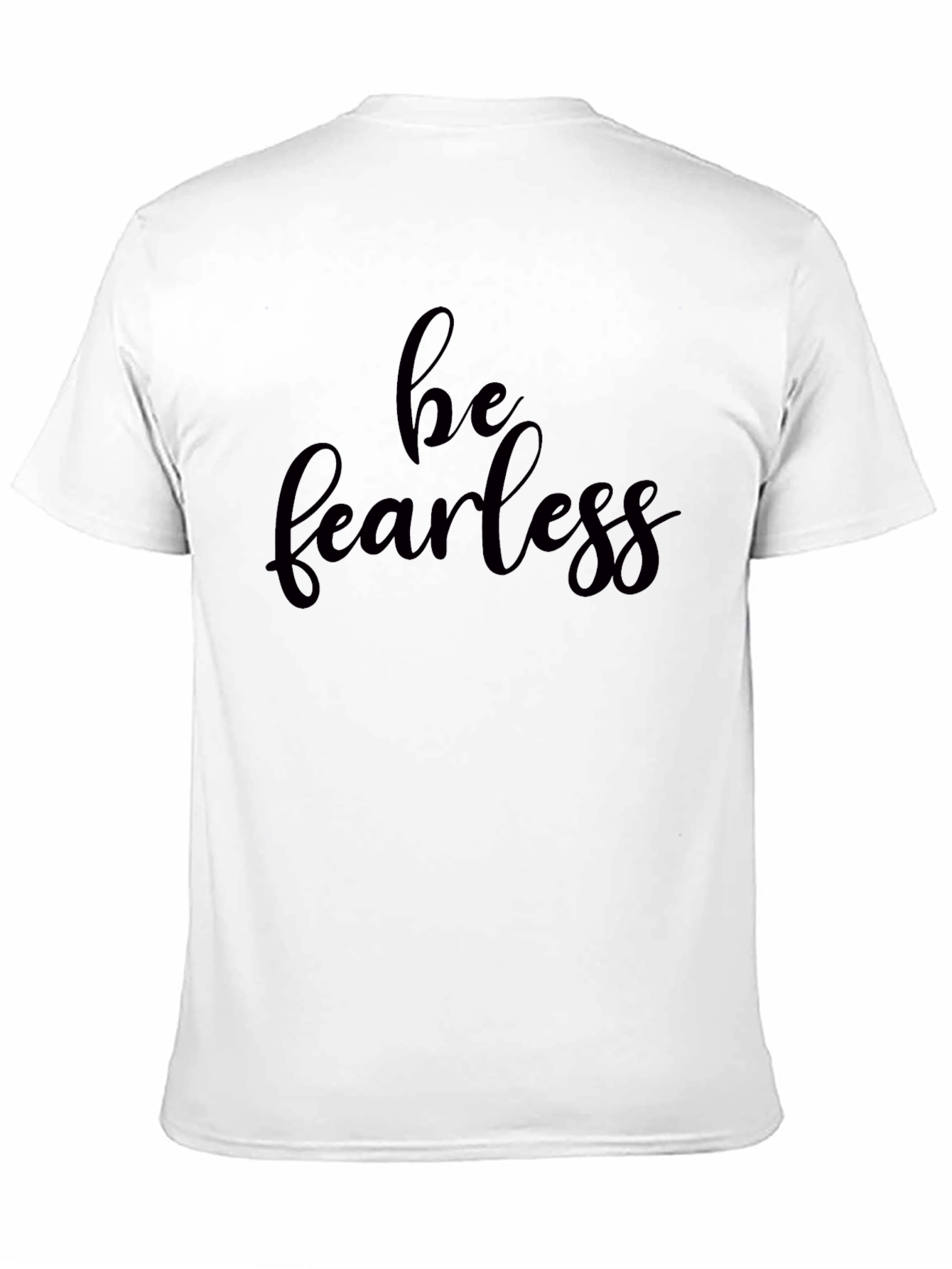 Be Fearless Black Graphic Tee