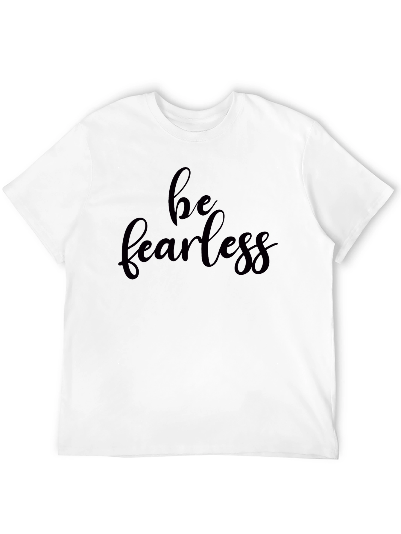 Be Fearless Black Graphic Tee