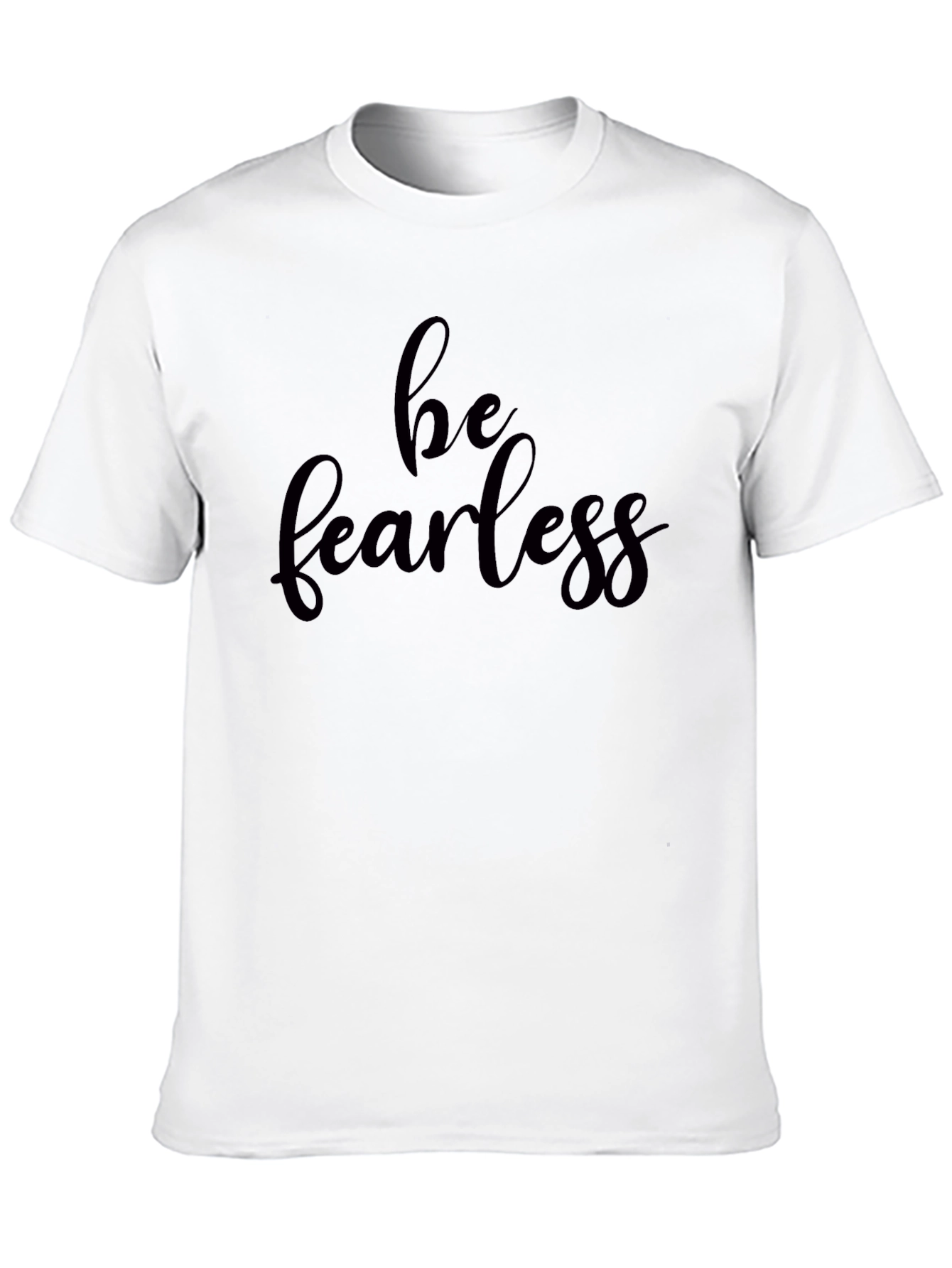 Be Fearless Black Graphic Tee