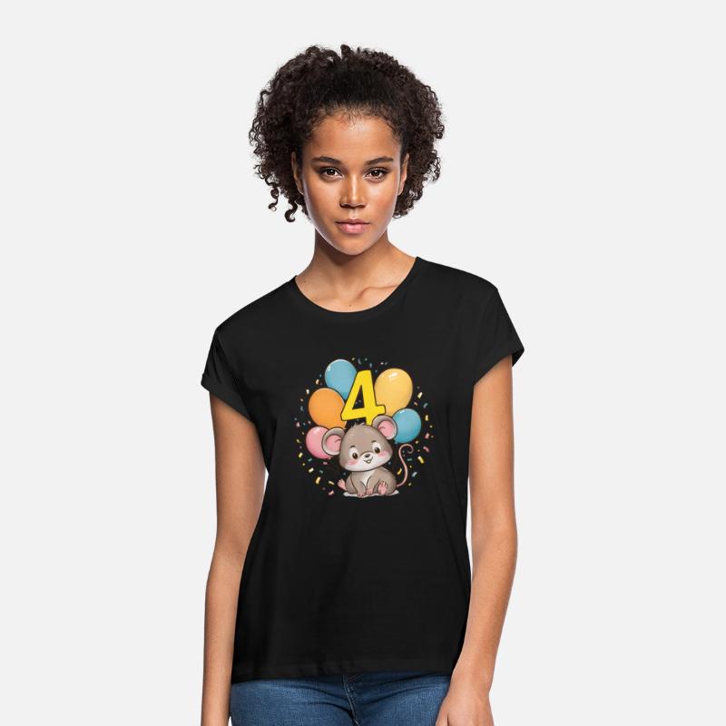 4th Birthday Mouse Mice Children's Birthday