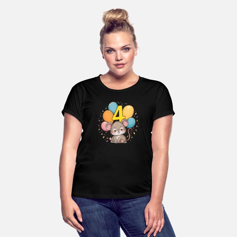 4th Birthday Mouse Mice Children's Birthday