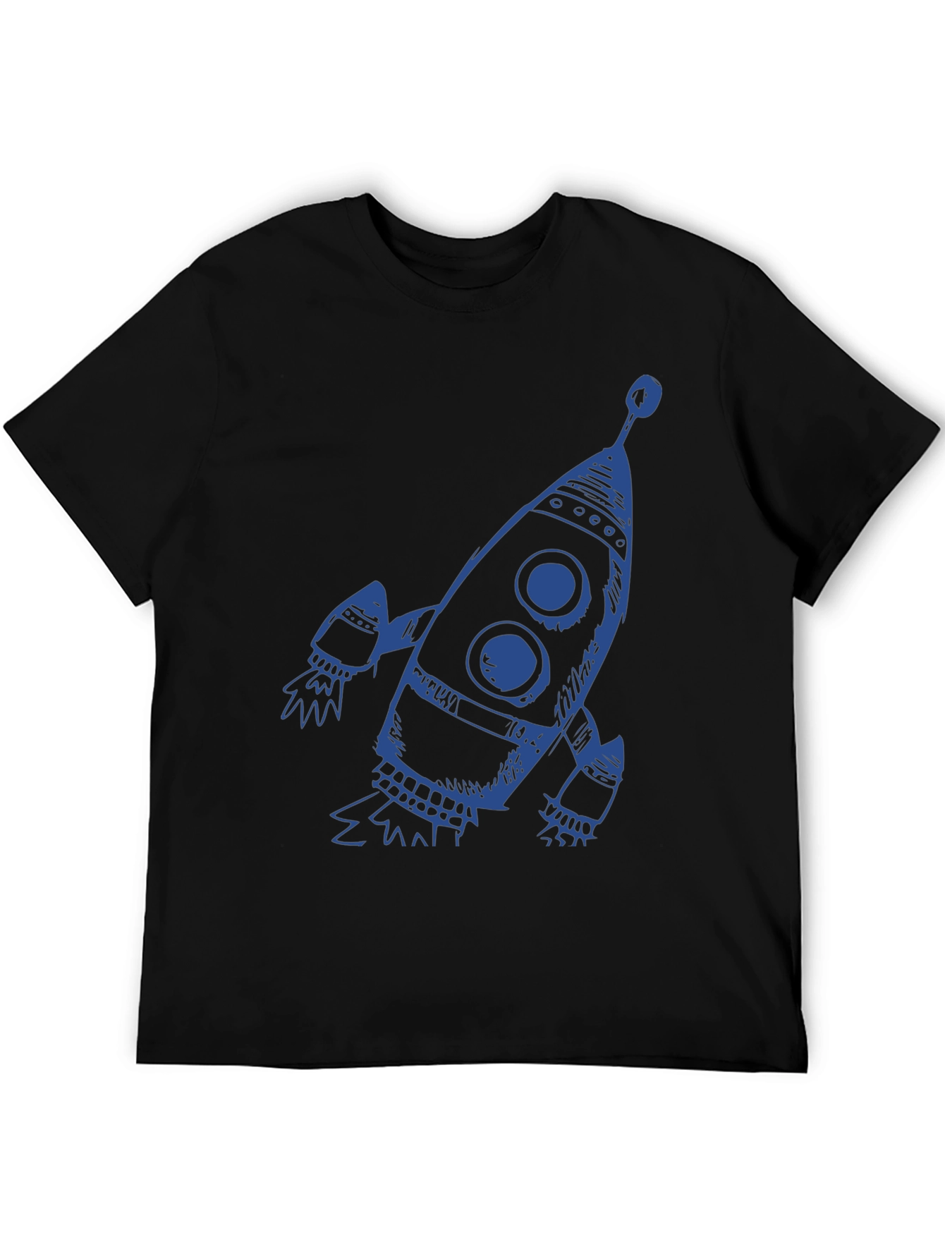 Rocket Graphic Tee - Mens Black T-Shirt